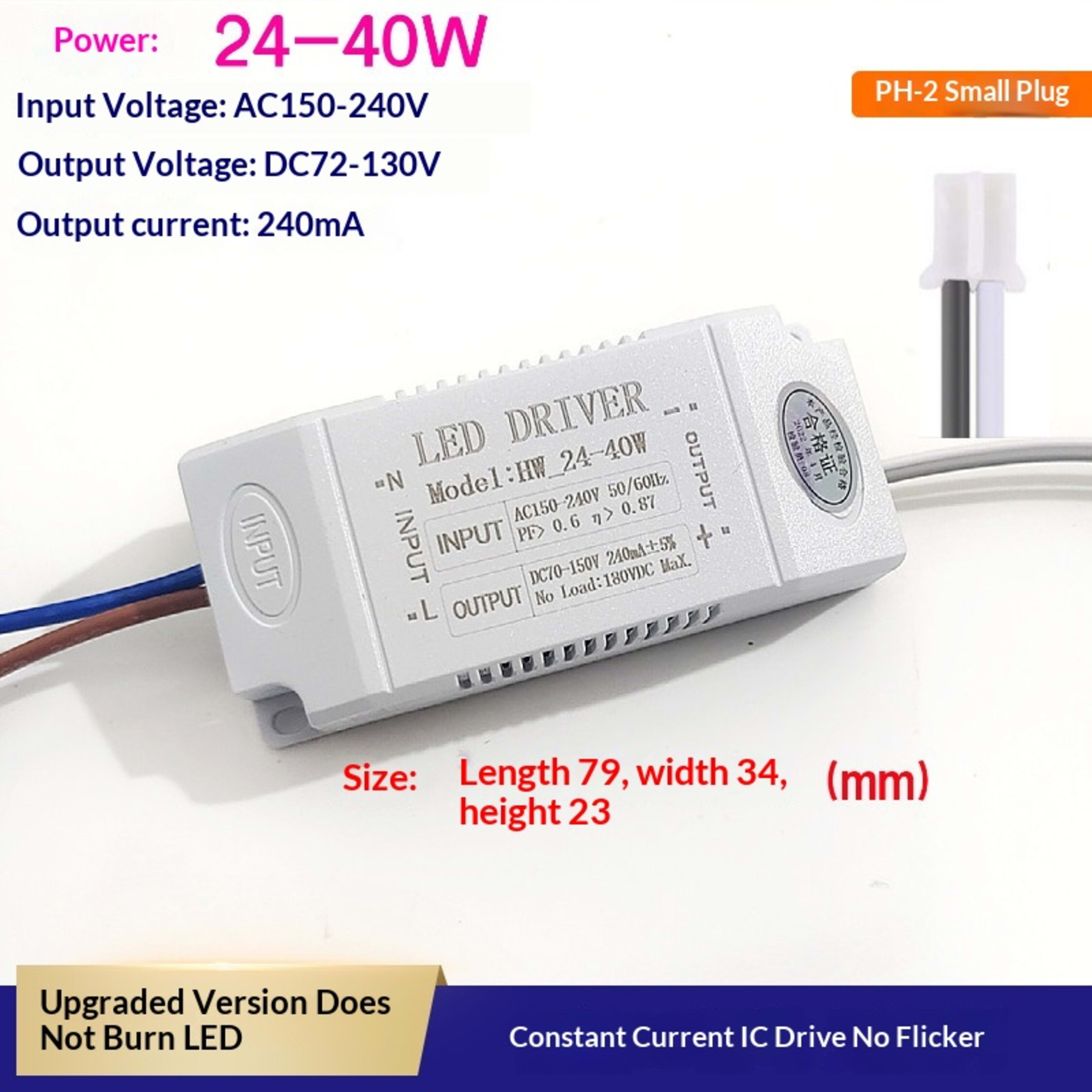 LED Segmented Tri-color Dimmable Crystal Lamp, Constant Current Transformer Lamp Accessories, Rectifier. 19
