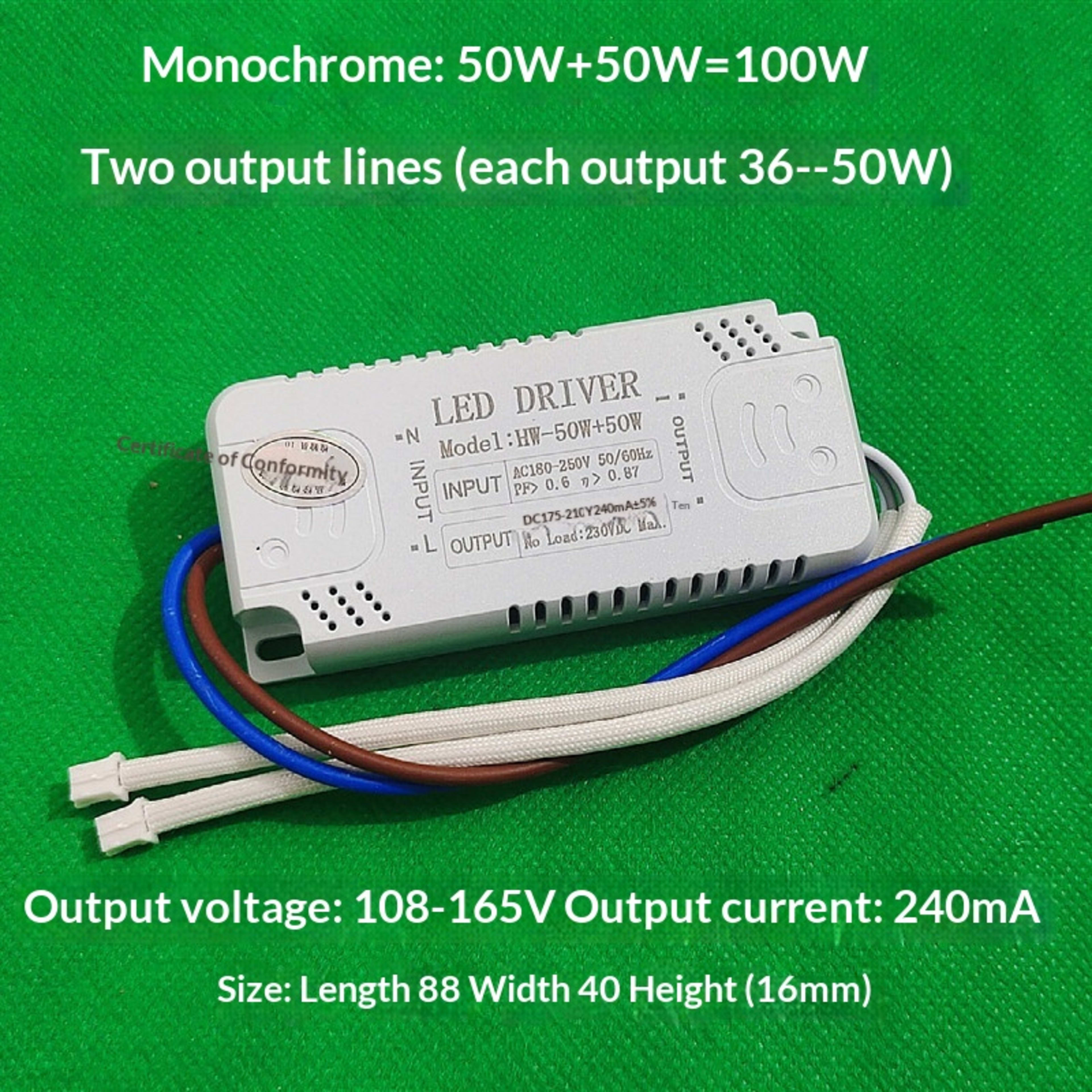 LED Segmented Tri-color Dimmable Crystal Lamp, Constant Current Transformer Lamp Accessories, Rectifier. 18