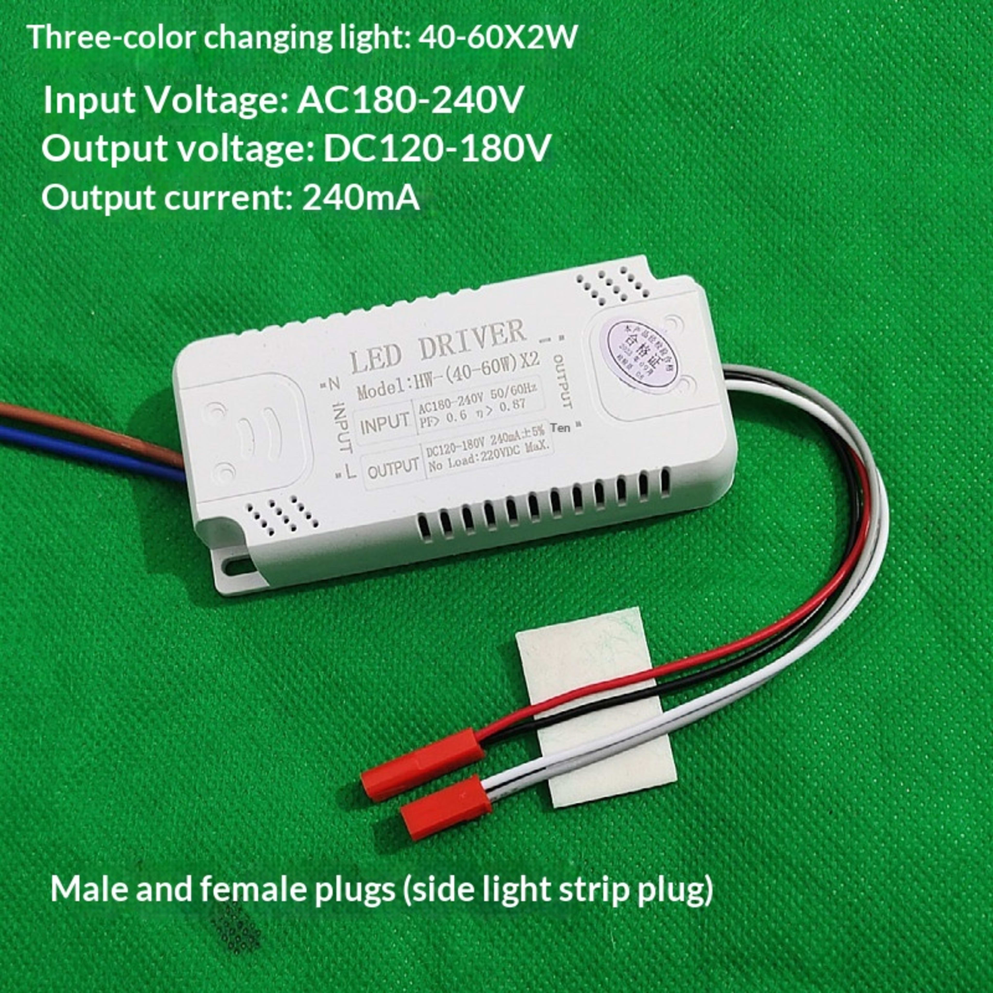 LED Segmented Tri-color Dimmable Crystal Lamp, Constant Current Transformer Lamp Accessories, Rectifier. 12