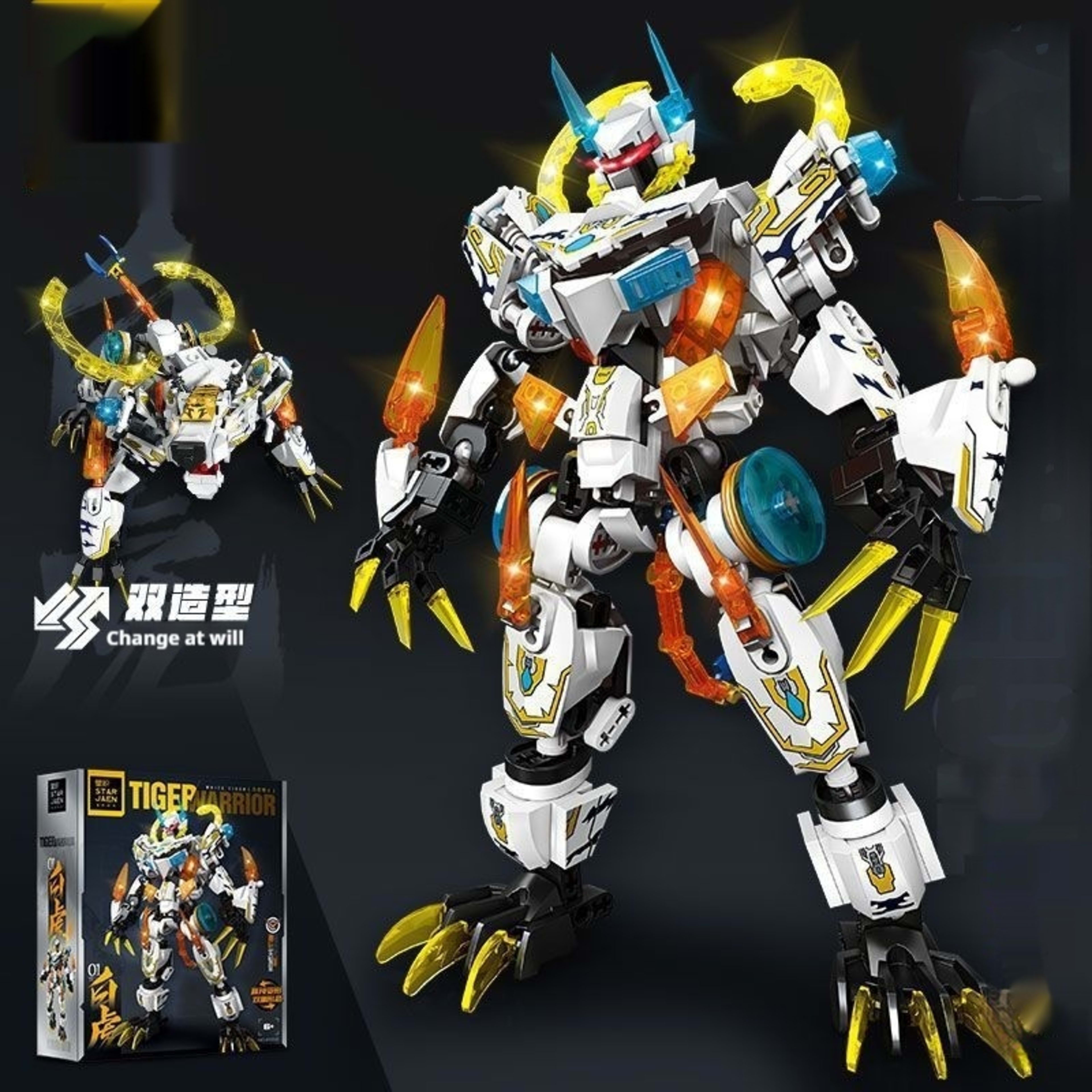 Building-block Assembled Robot Educational Toy For Boys Birthday Gift 4