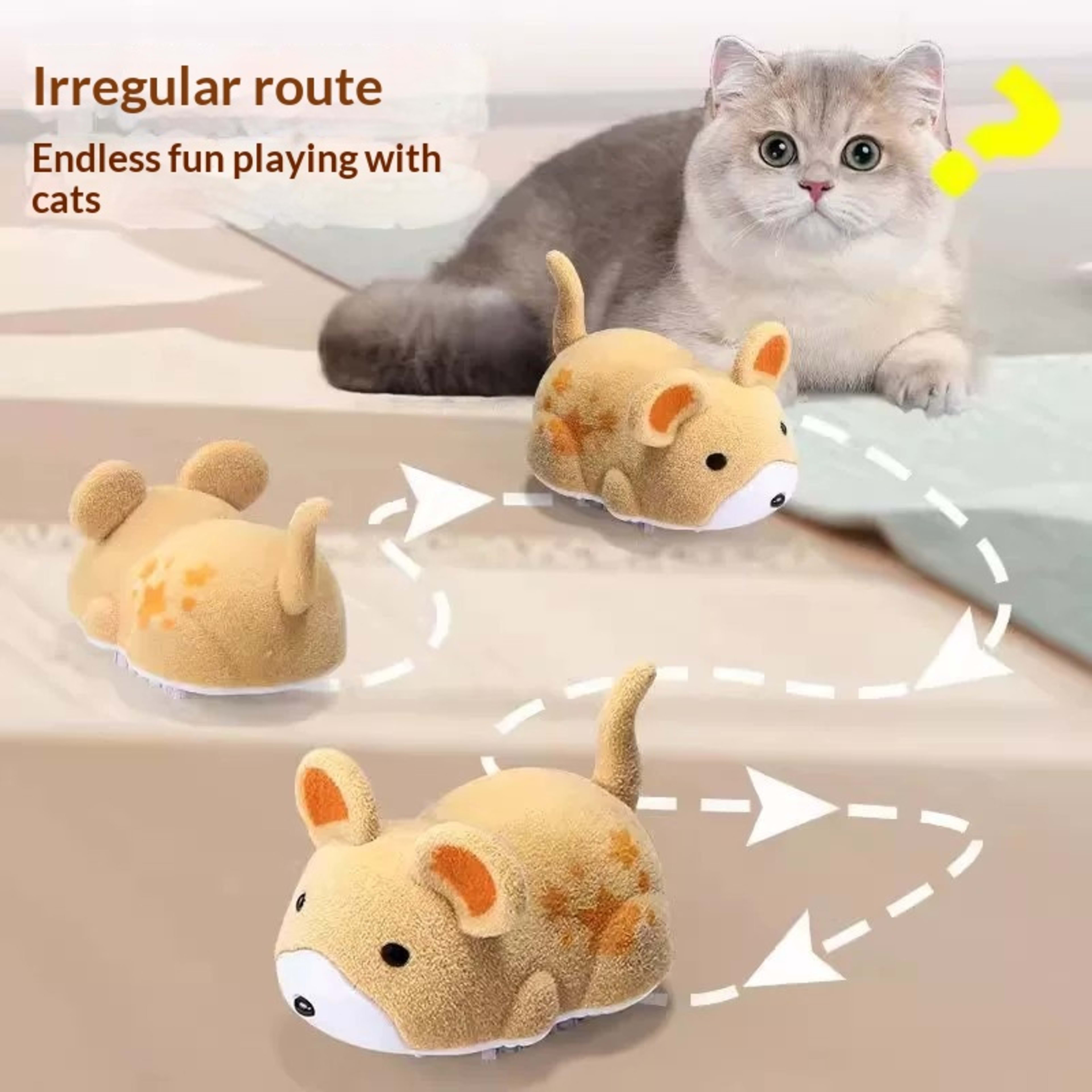 Cat Toy, Simulated Electric Hamster Pet Toy 1