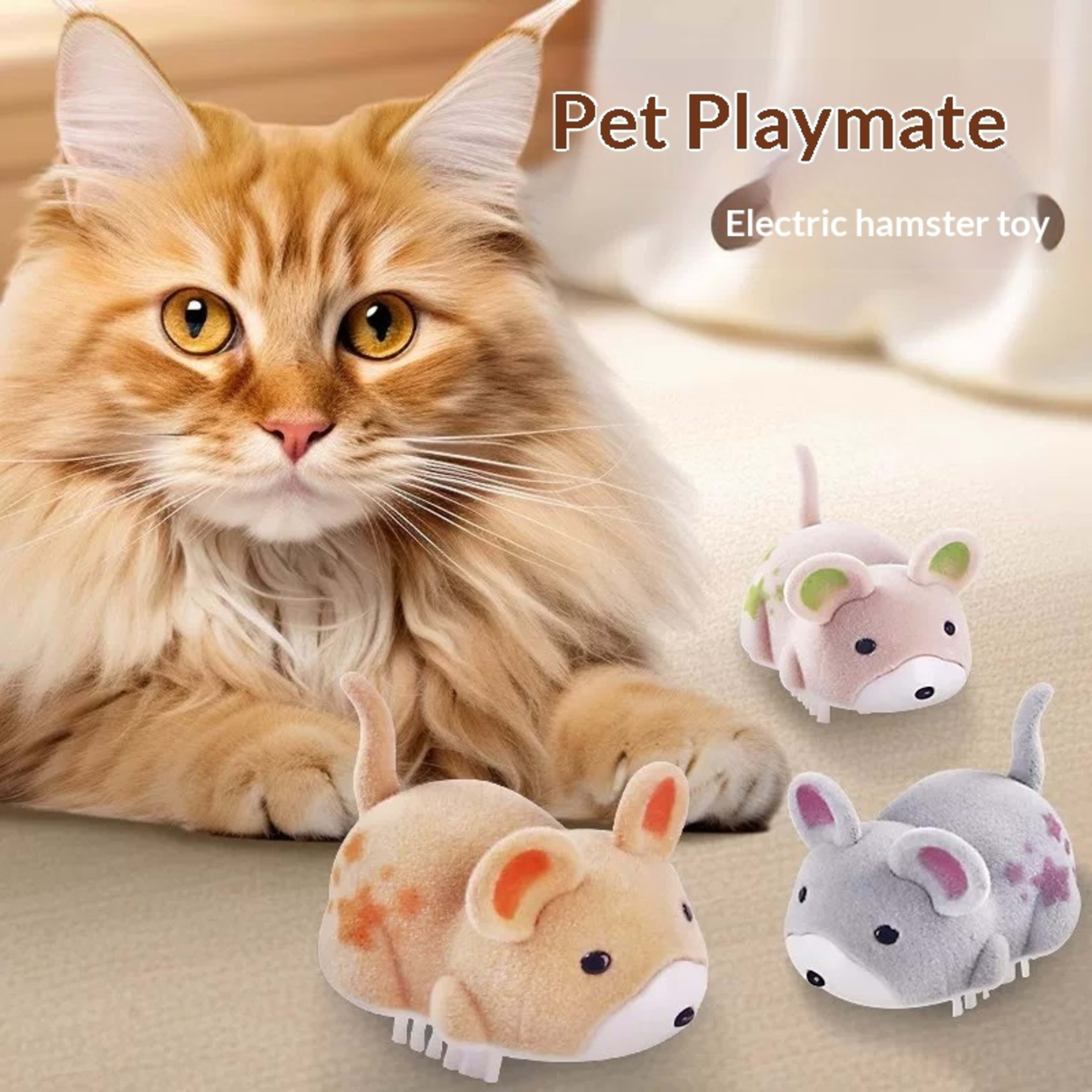 Cat Toy, Simulated Electric Hamster Pet Toy 8
