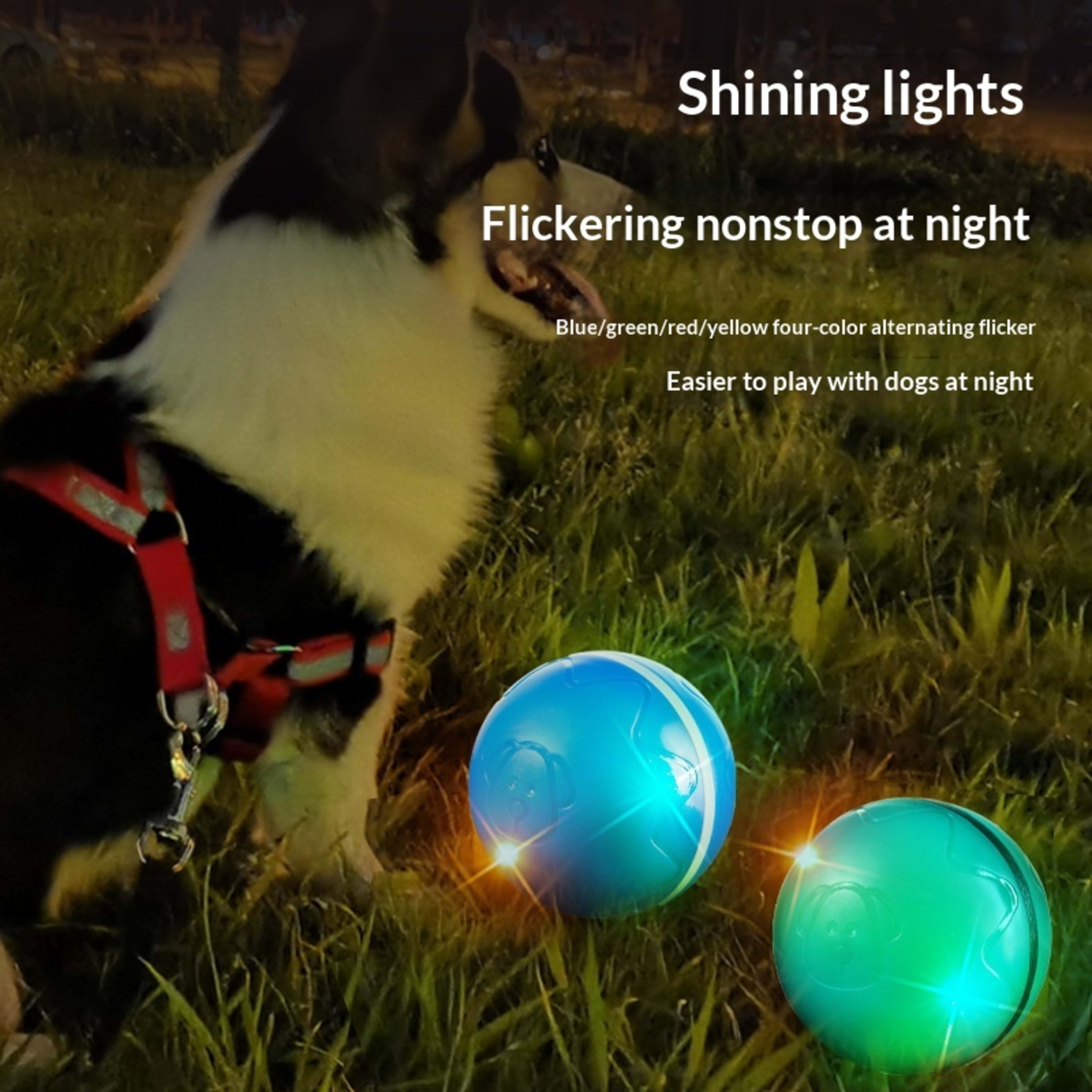 Self-Entertaining Ball Unbite Electric Remote-Controlled Jumping Dog Toy 7