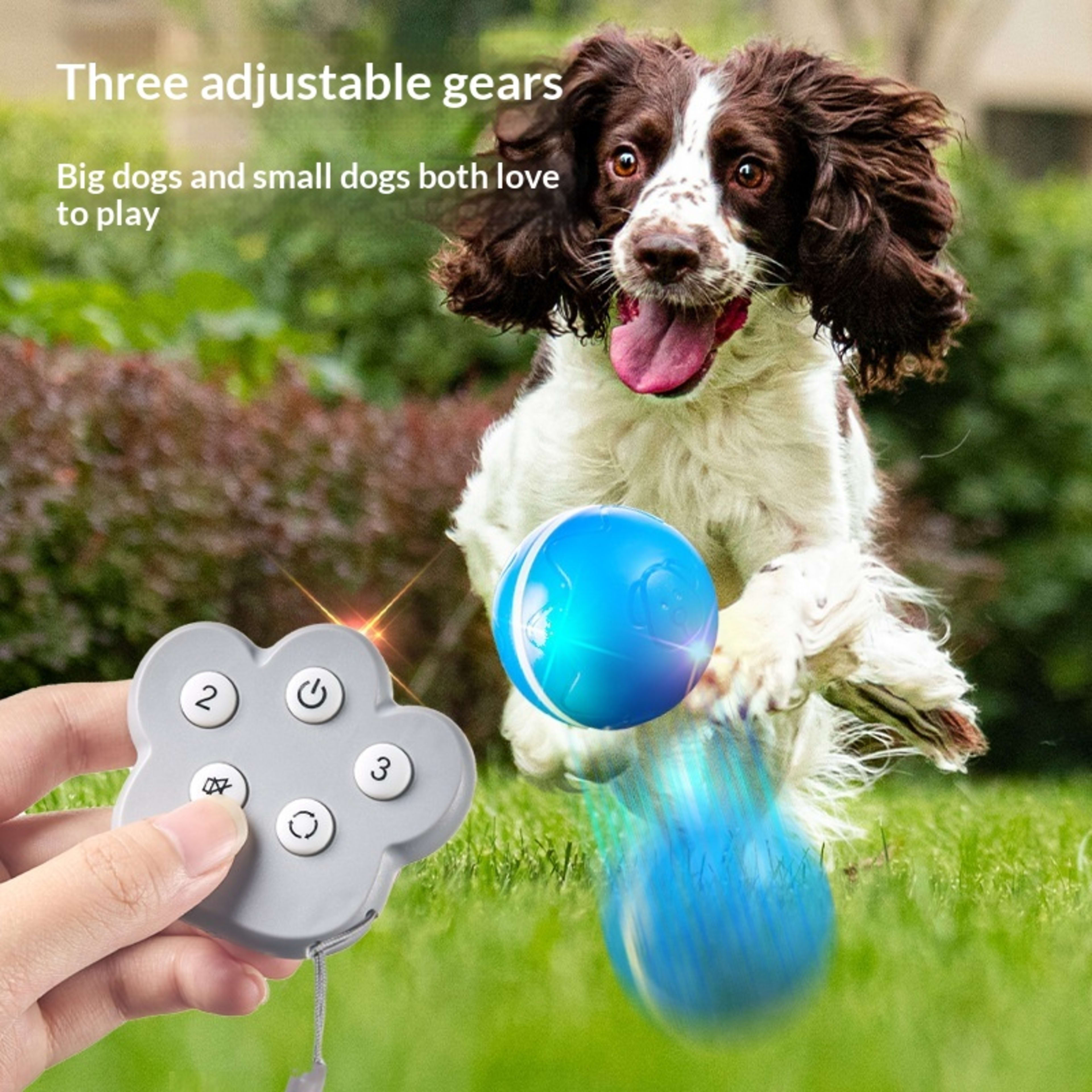 Self-Entertaining Ball Unbite Electric Remote-Controlled Jumping Dog Toy 1