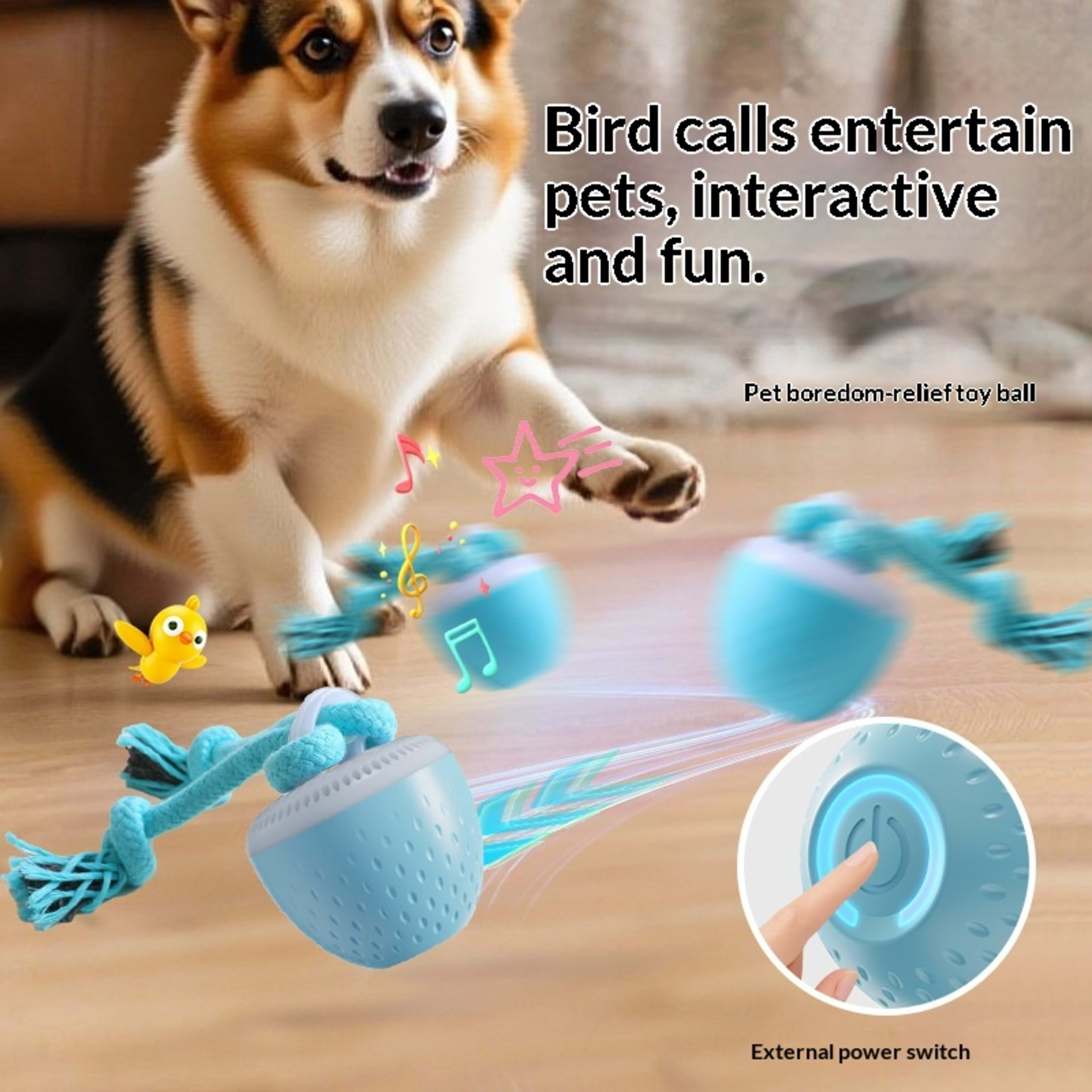 Nip-resistant Dog Ball Teething And Sound-making Toy 1