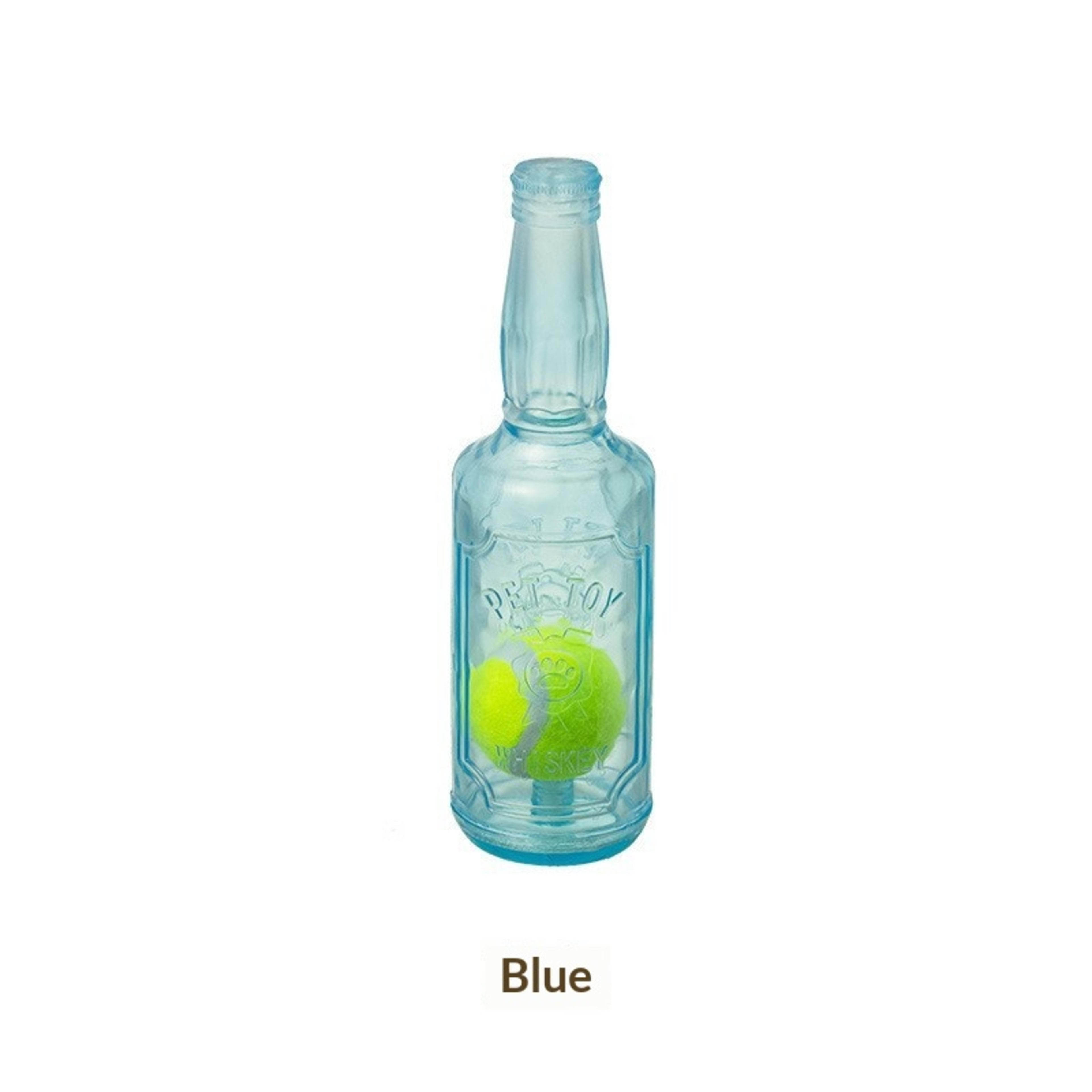 Pet Interactive Dog-Sounding Tennis Ball Bottle
