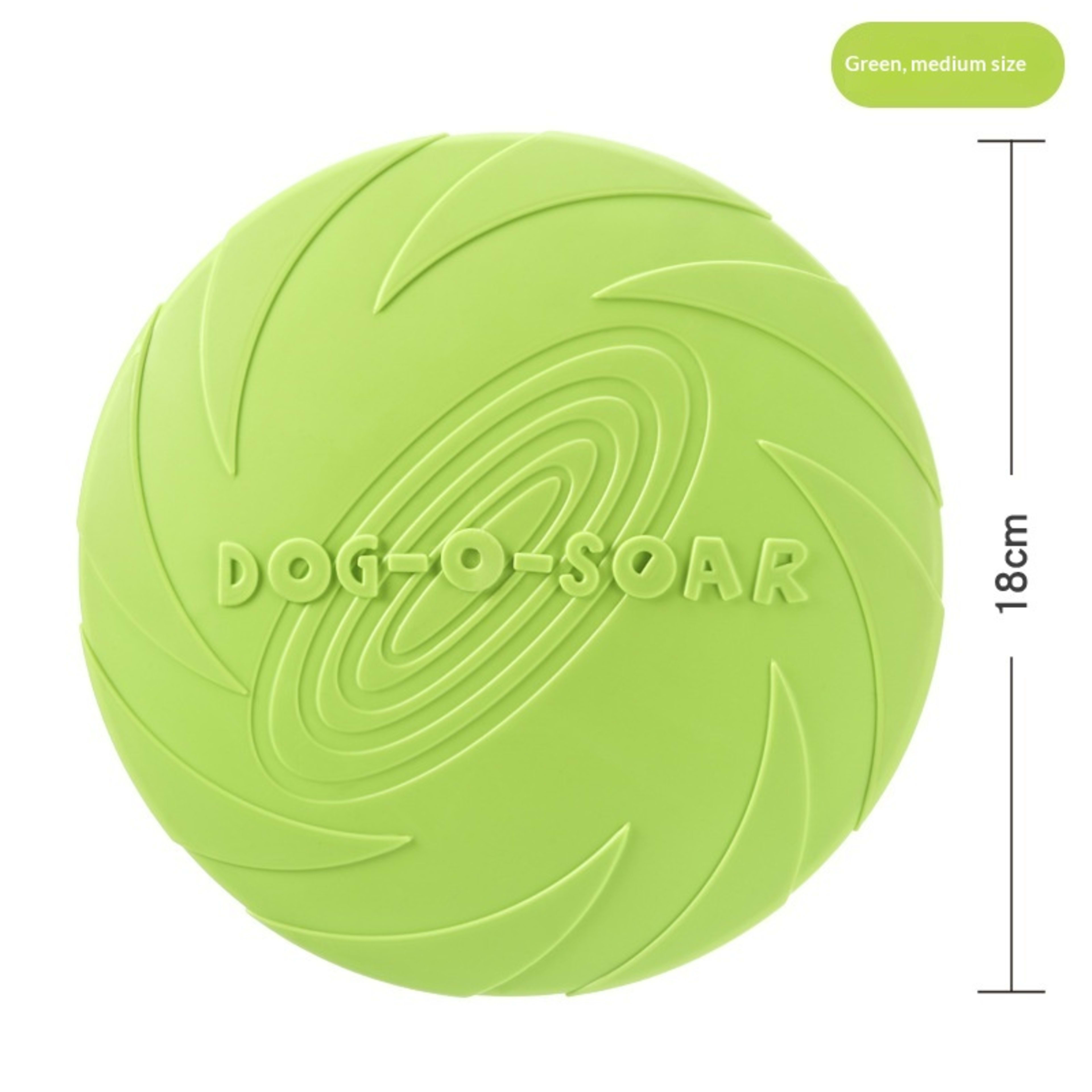 Pet Dog Bite-Resistant Training Flying Disc Fetch Toy 1