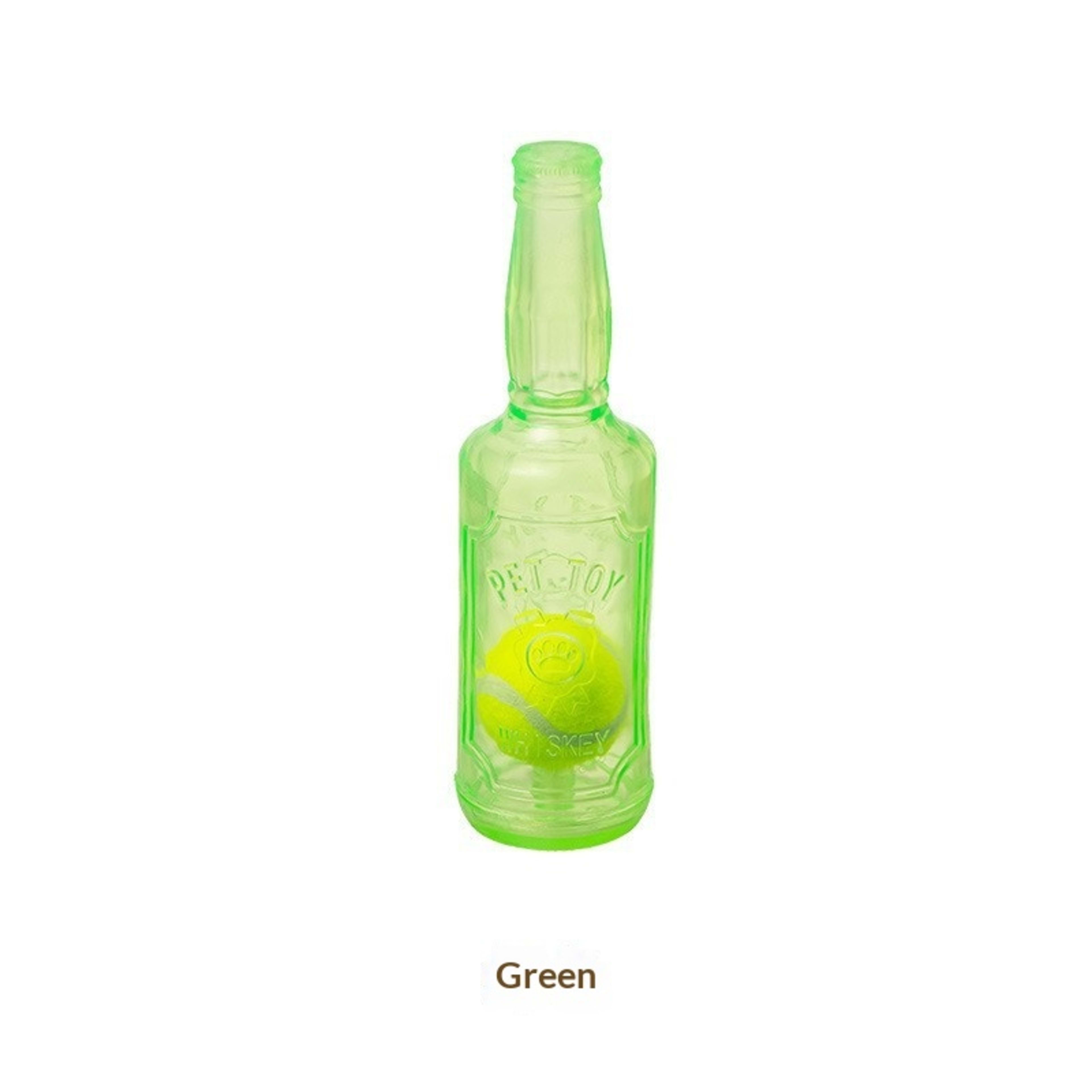 Pet Interactive Dog-Sounding Tennis Ball Bottle 1