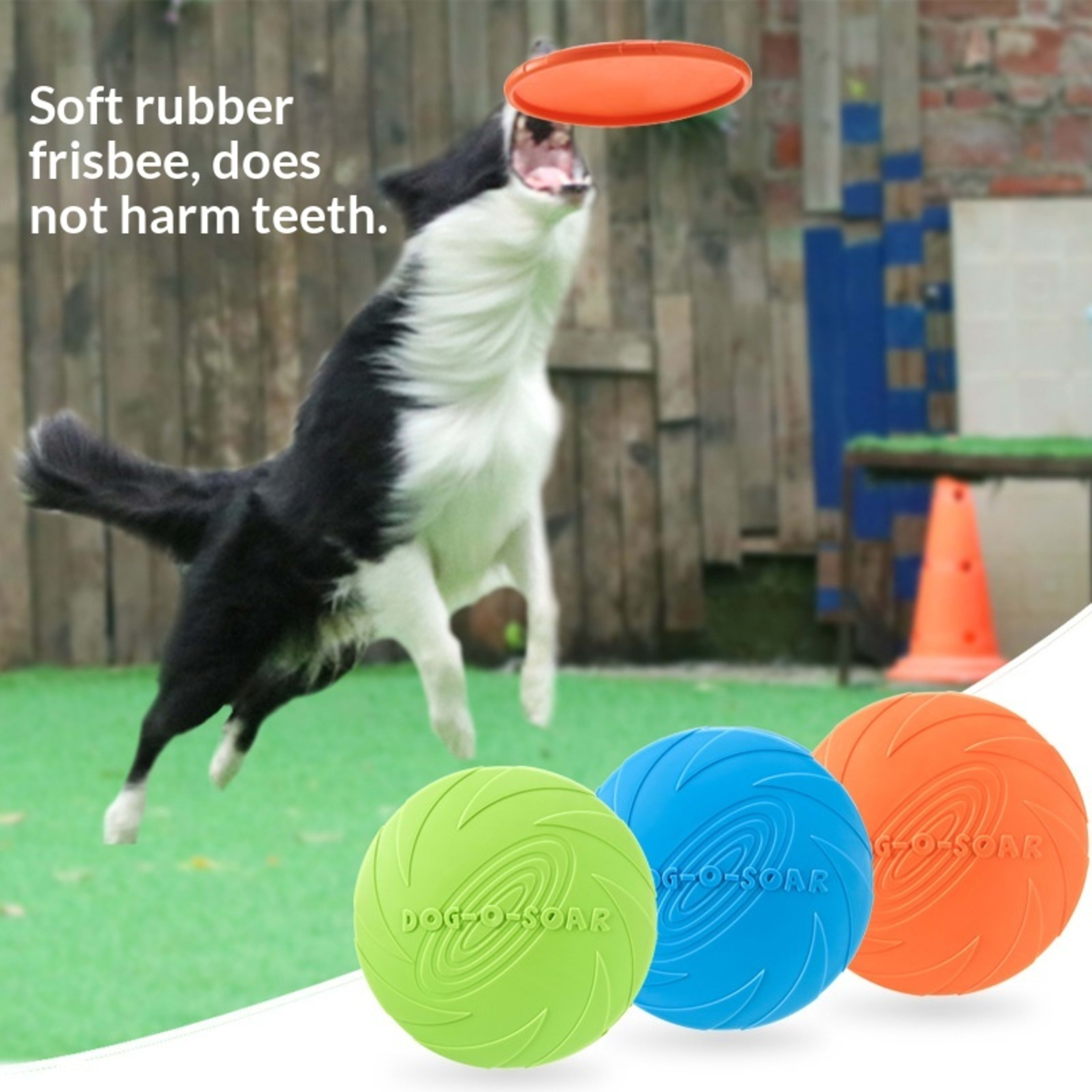 Pet Dog Bite-Resistant Training Flying Disc Fetch Toy 2