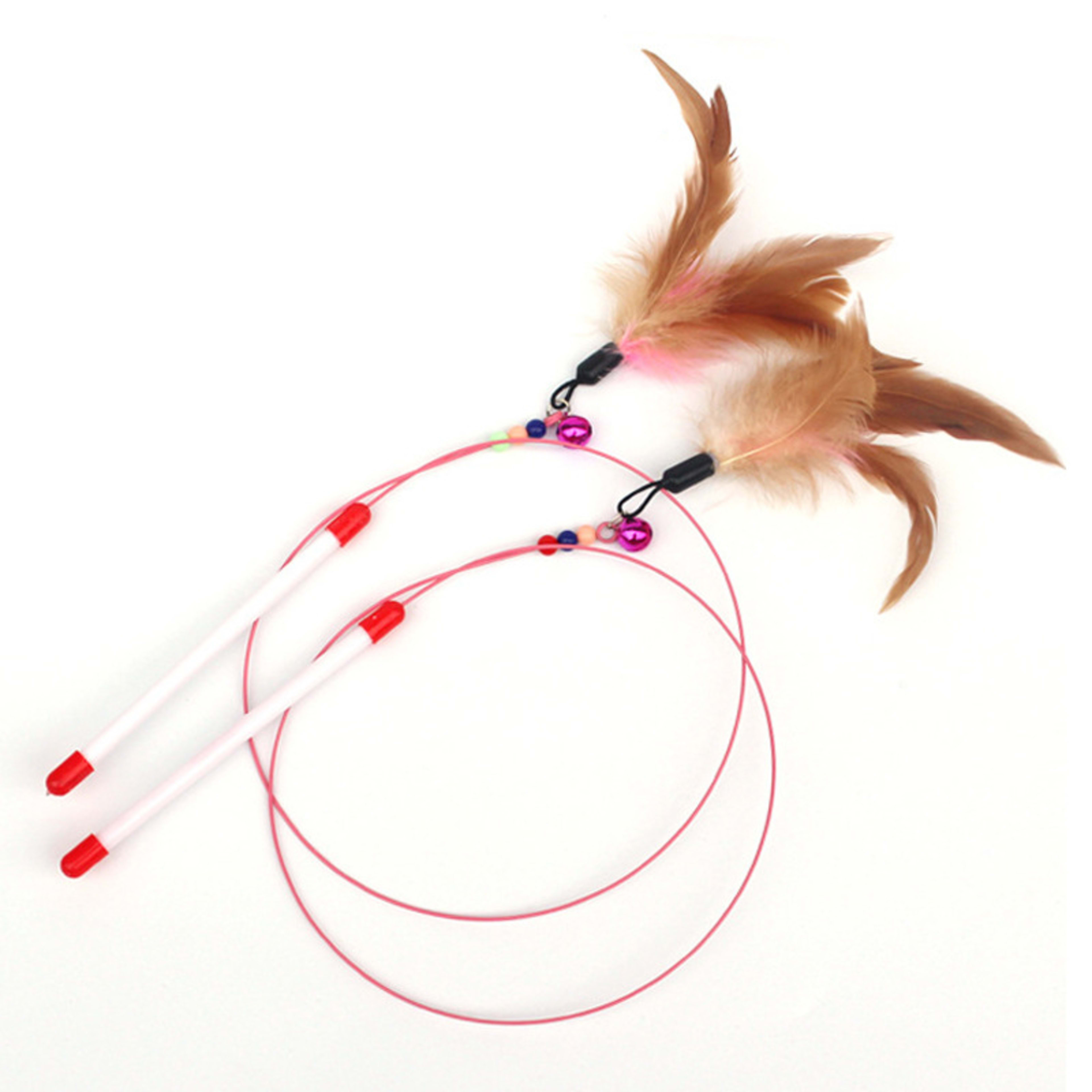 Self-entertaining Bite-resistant Cat Teaser Wand Toy 5