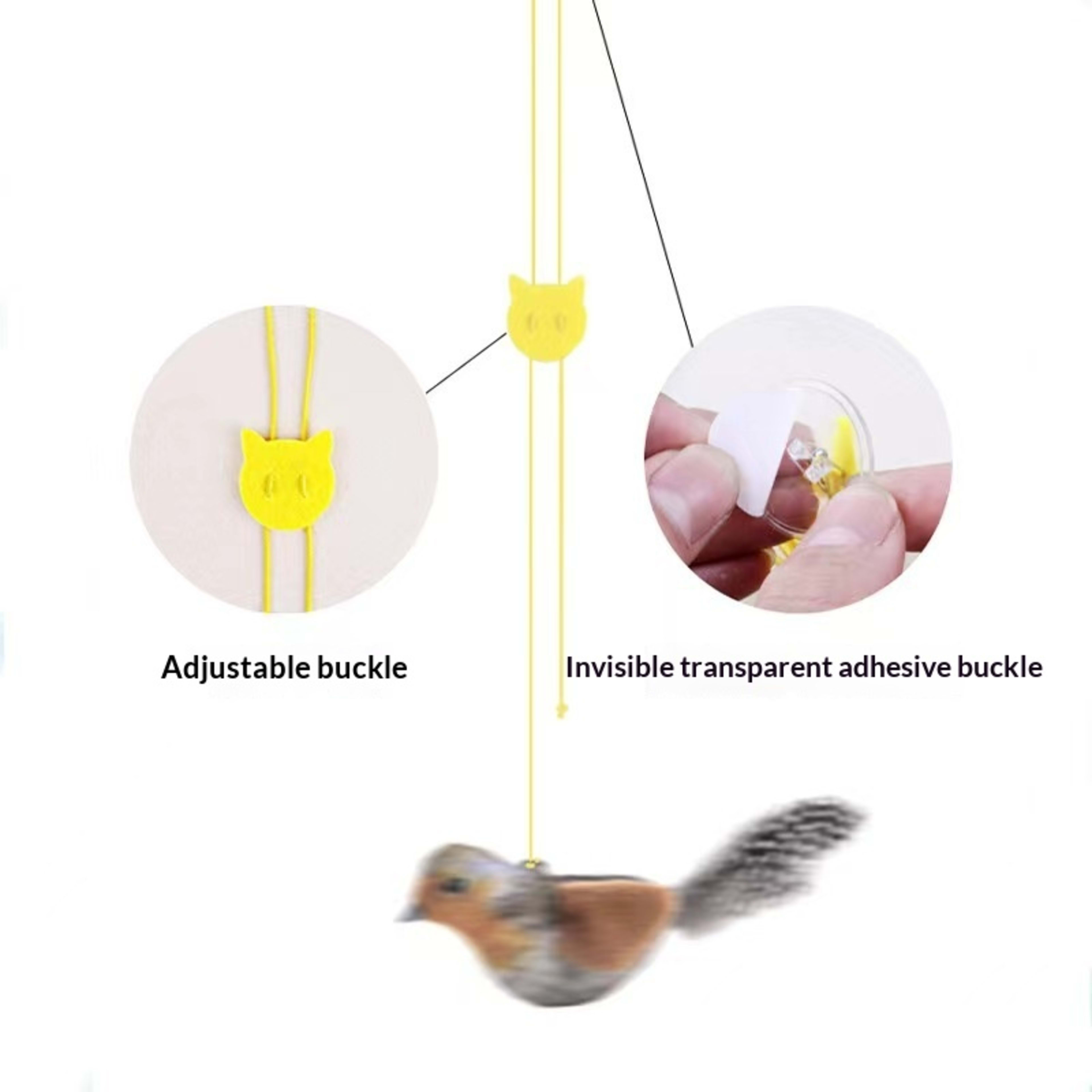 Squeaky Bird Bite-resistant Cat Toy 6