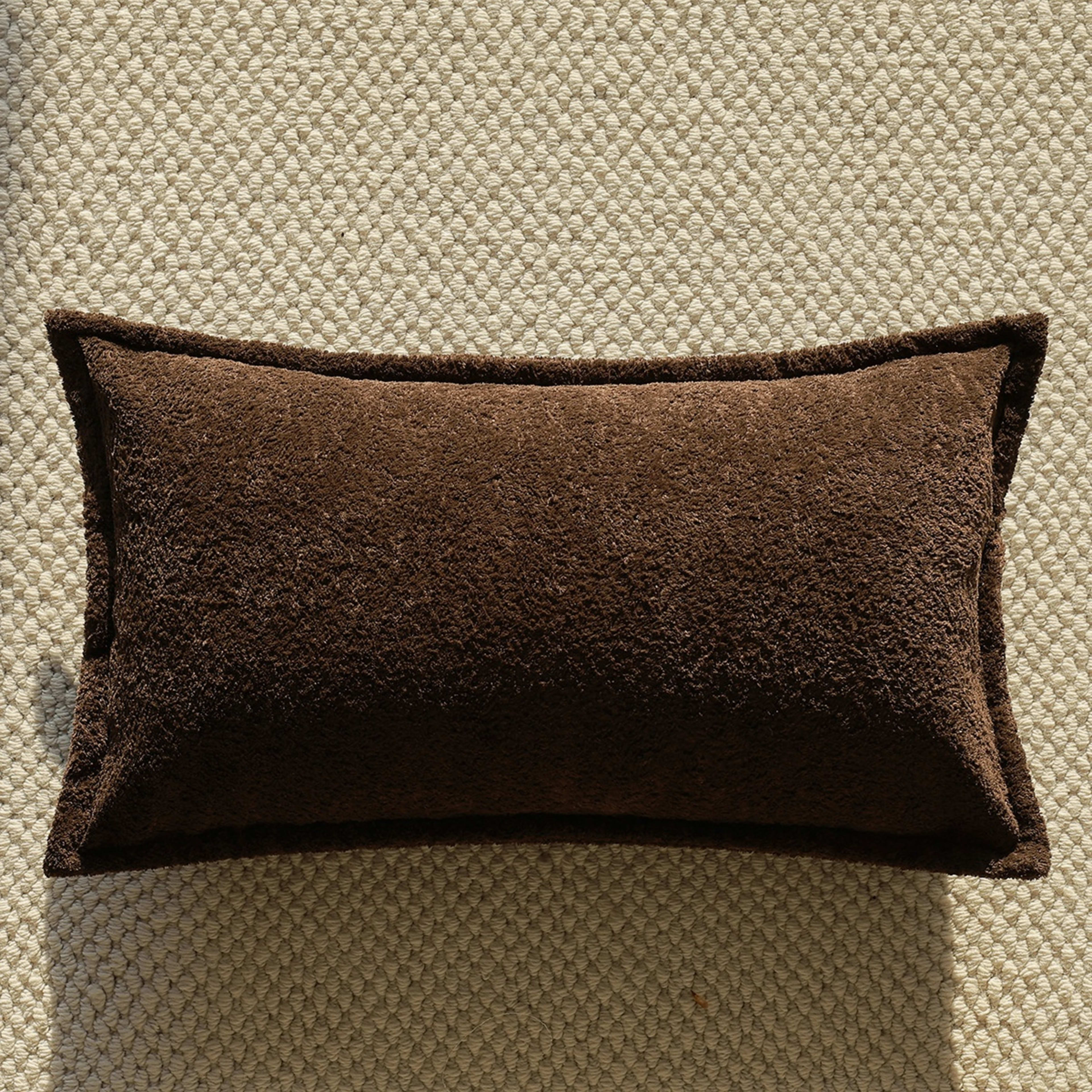 Brown Sofa Cushion Cover Lumbar Pillow 10