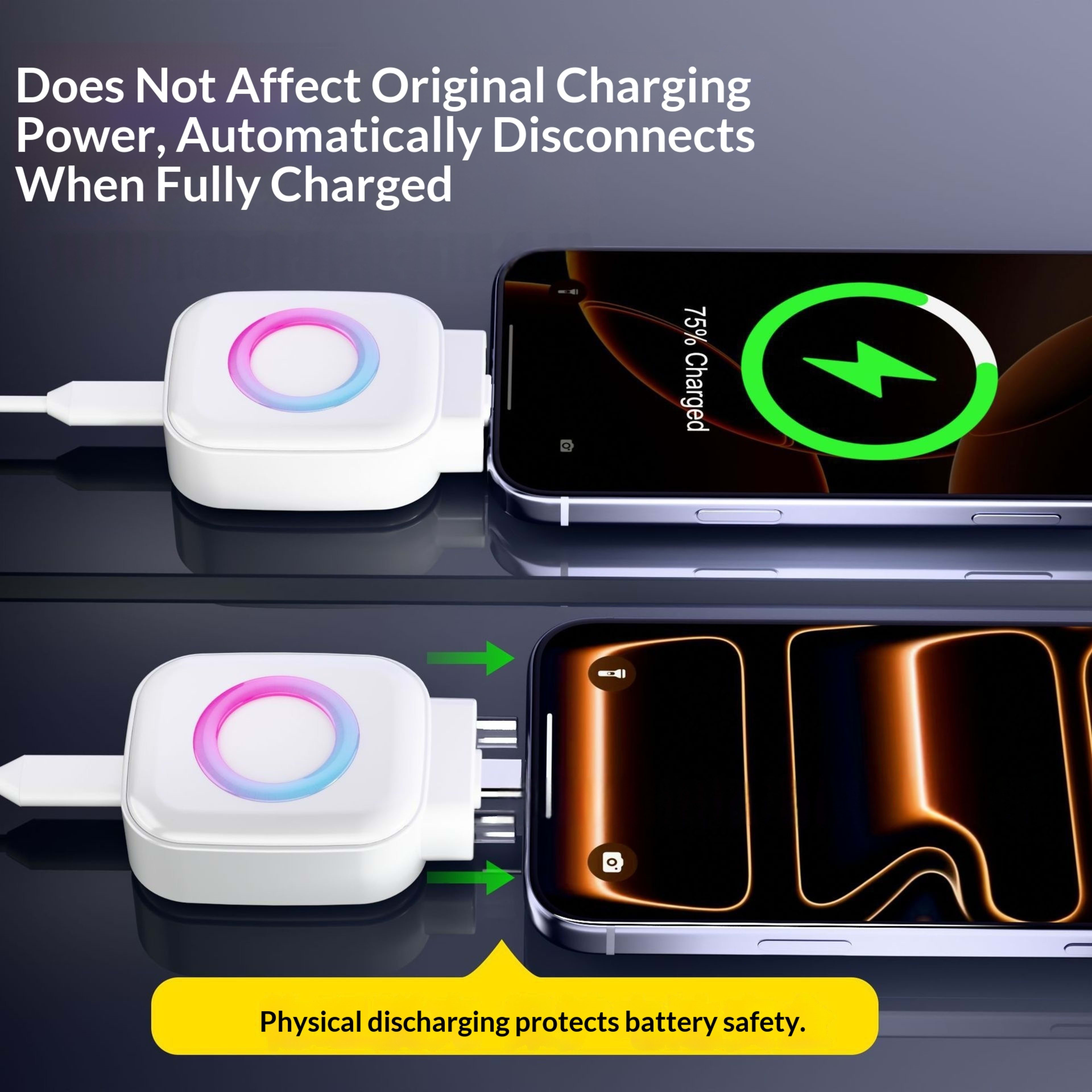 Smart Splitter Fast Charging Automatic Power-offSafe Charging 2