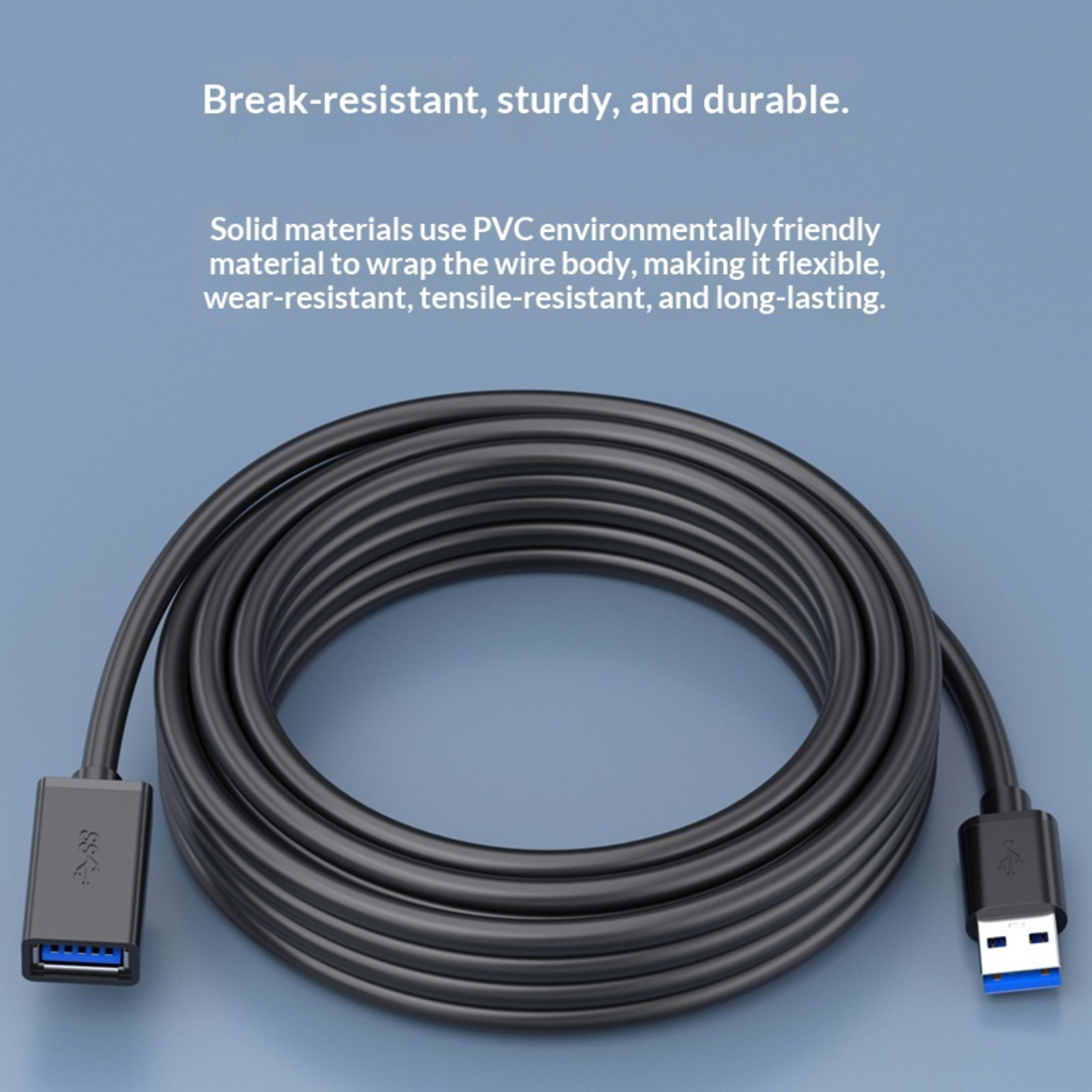 USB 3.0 Male-to-female Data Extension Cable 3