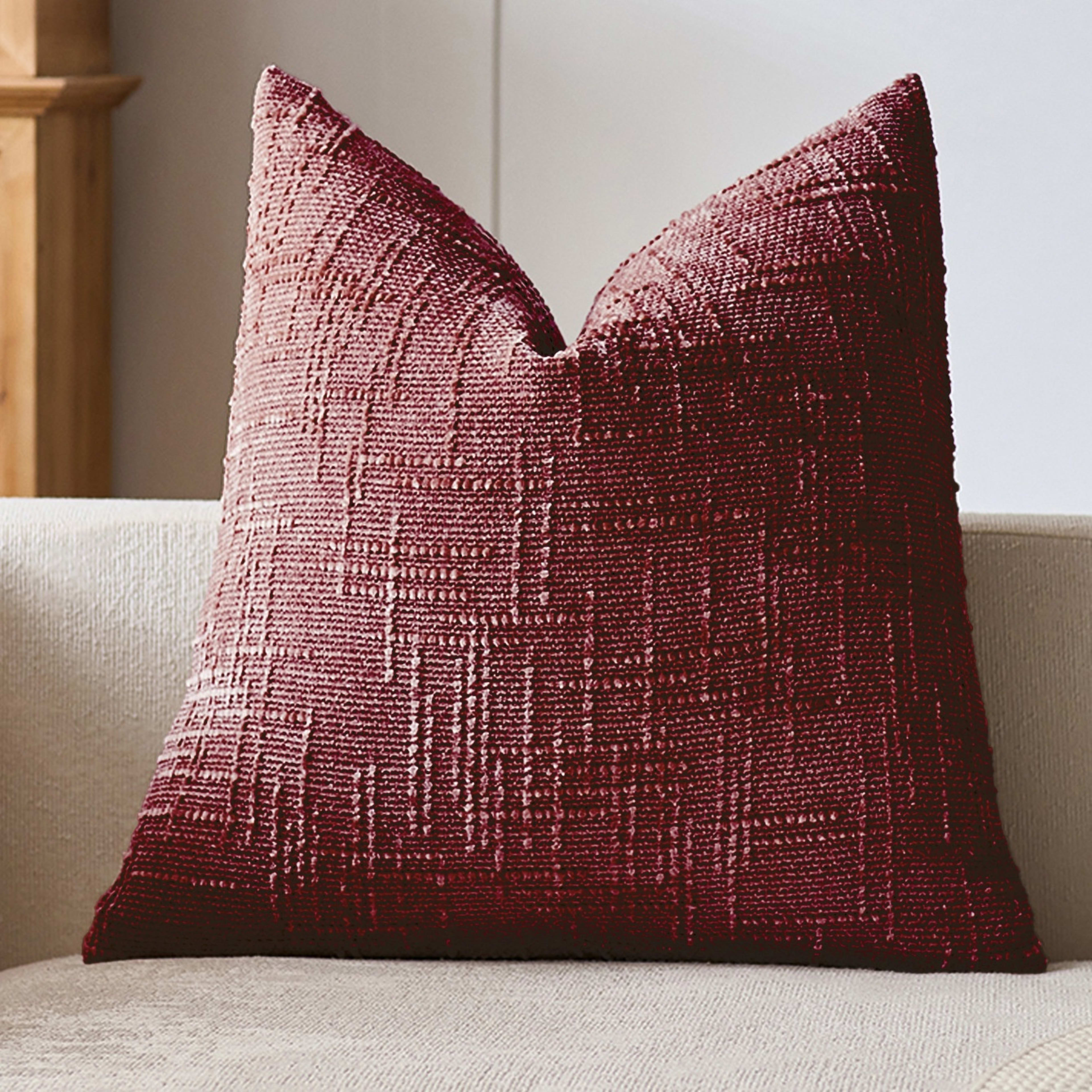 Bamboo-Section Chenille Home Throw Pillow 6