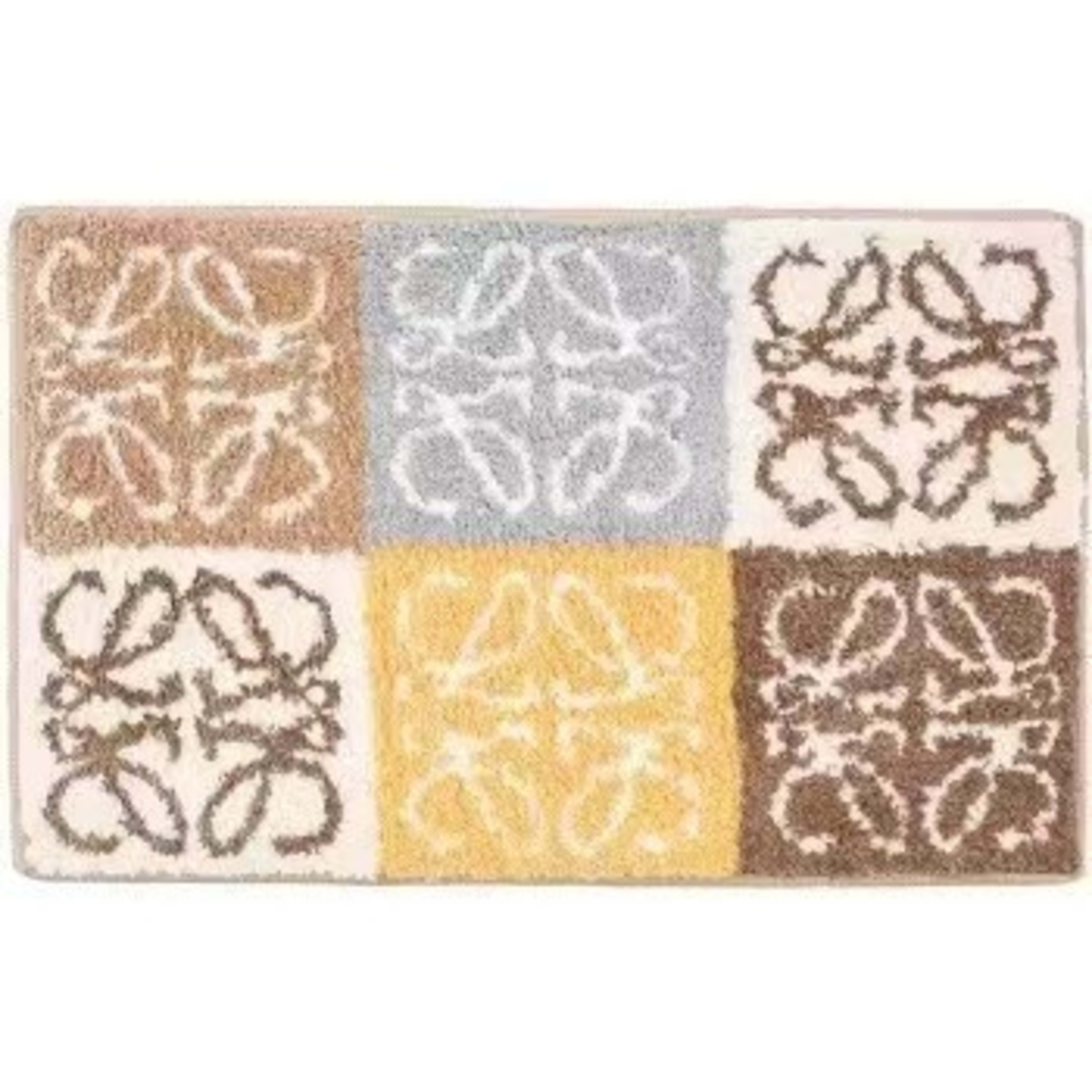 Water-absorbent Non-slip Geometric Lattice Floor Mat 23