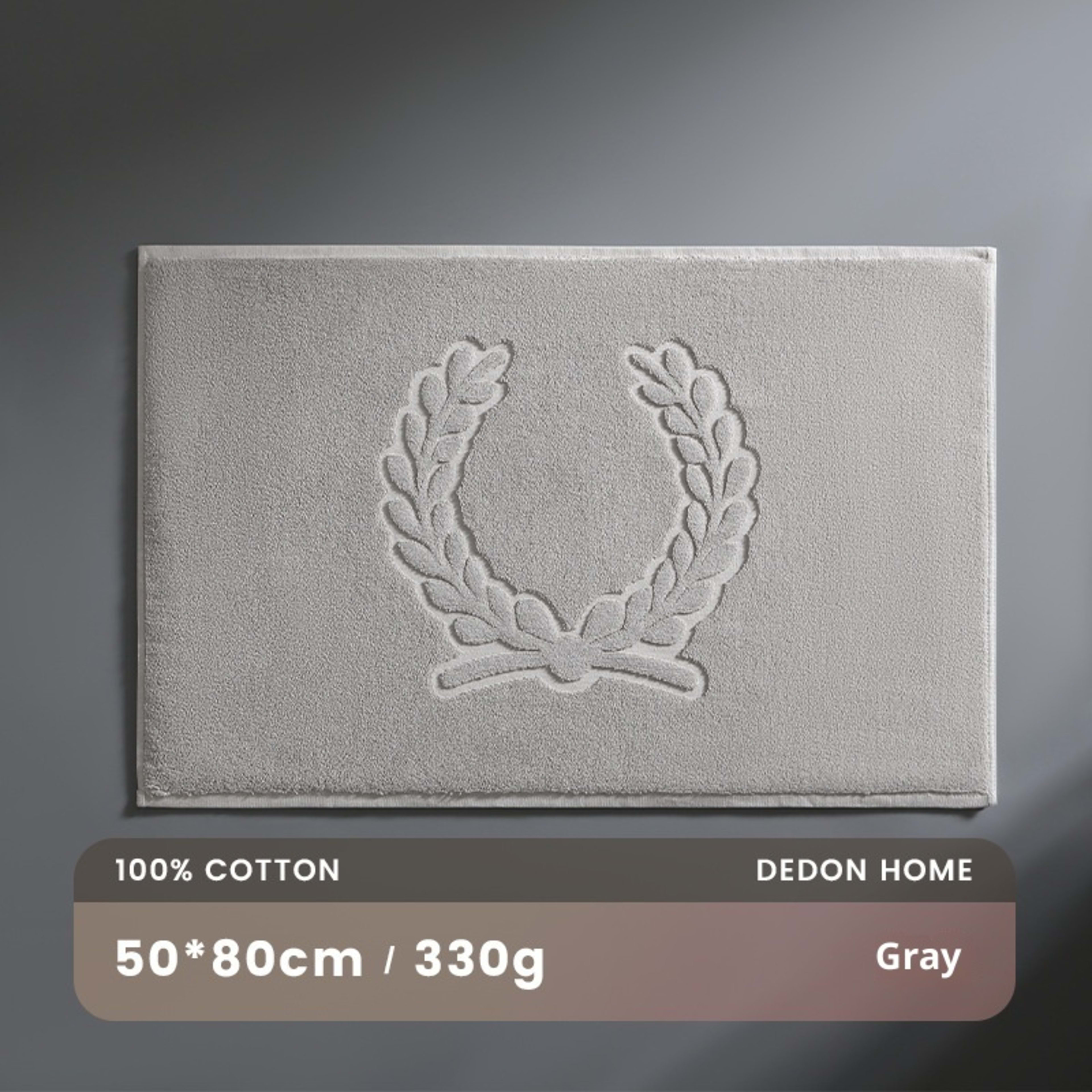 Water-absorbent Pure Cotton Non-slip Bathroom Floor Mat 7