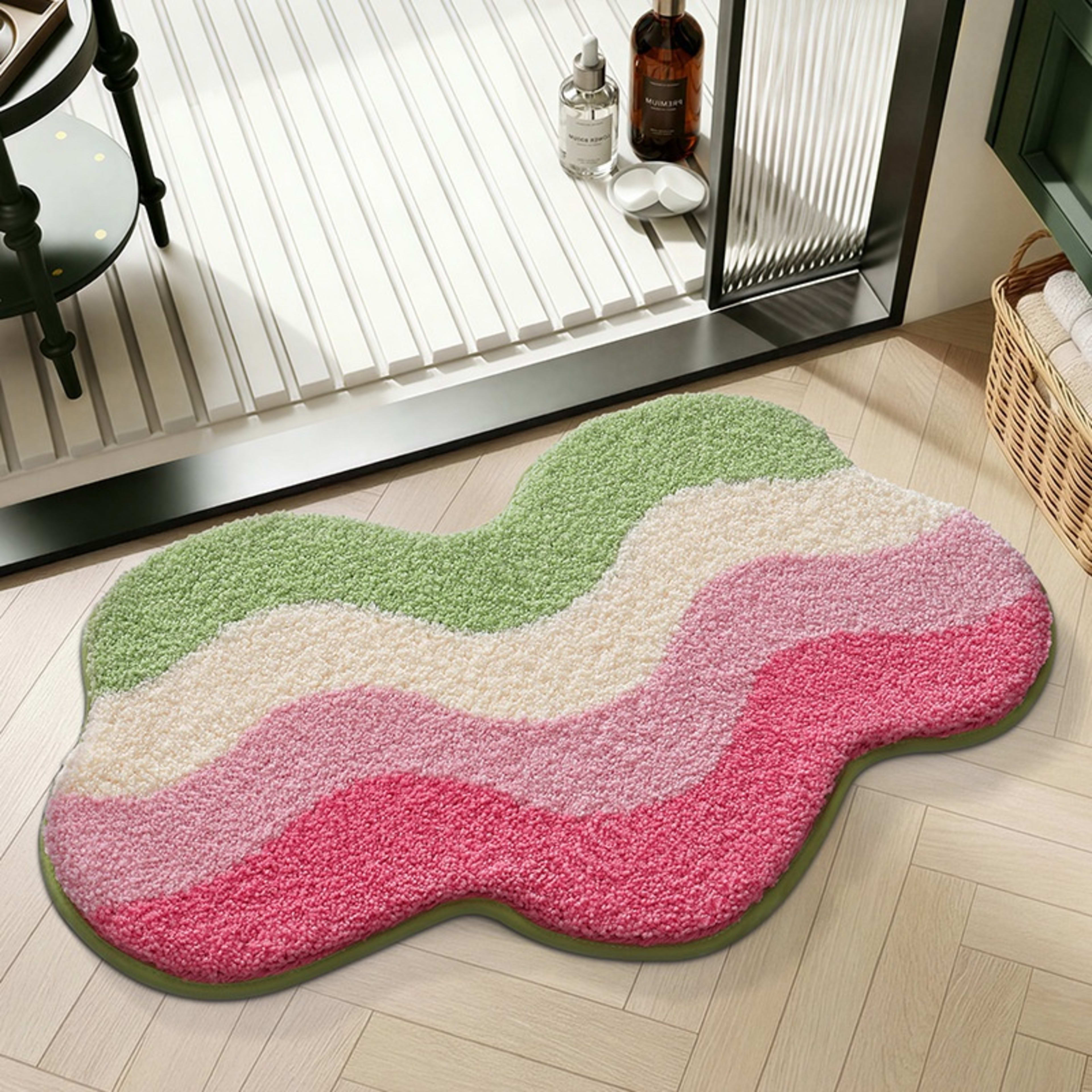 Water-absorbent Non-slip Geometric Lattice Floor Mat 25
