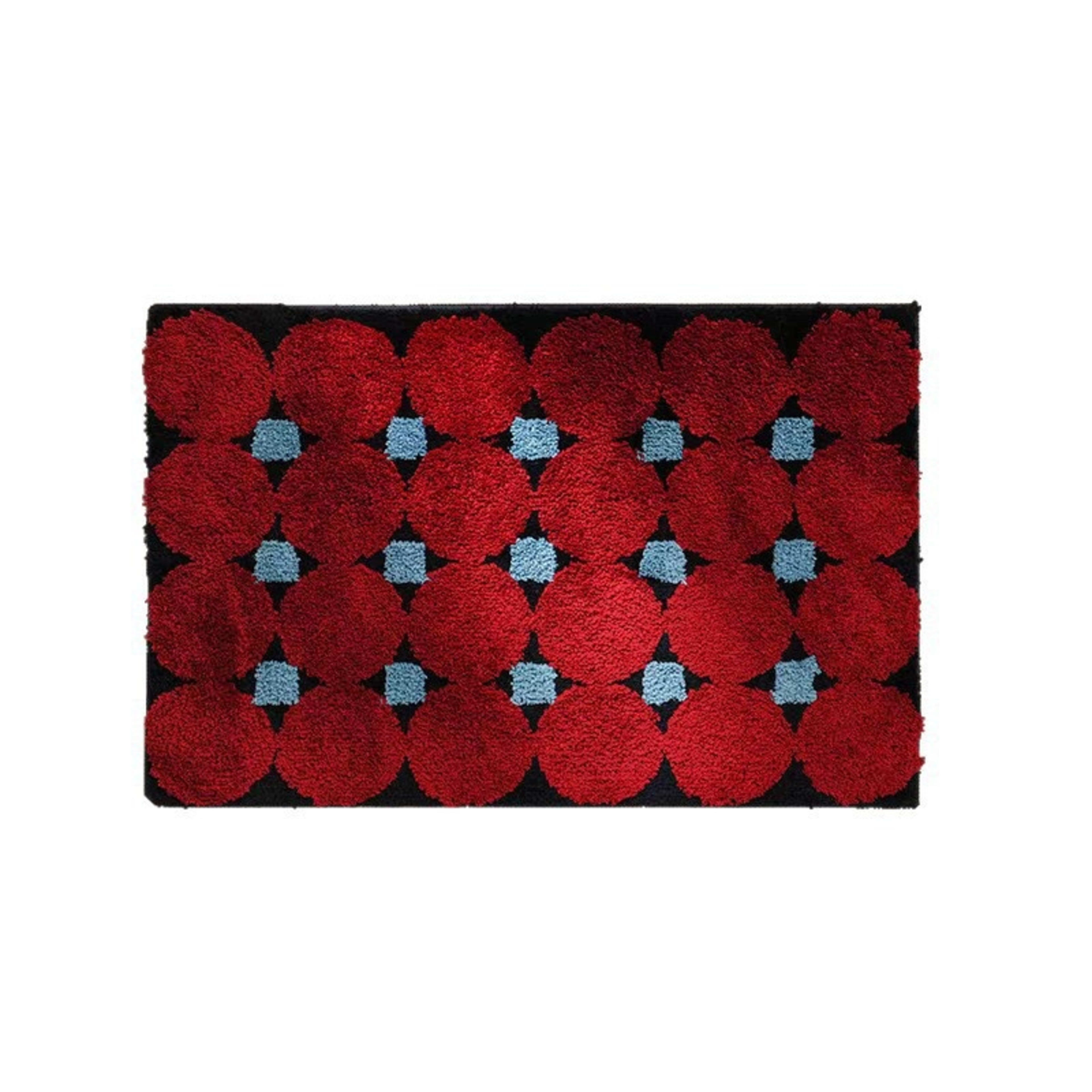 Water-absorbent Non-slip Geometric Lattice Floor Mat 24