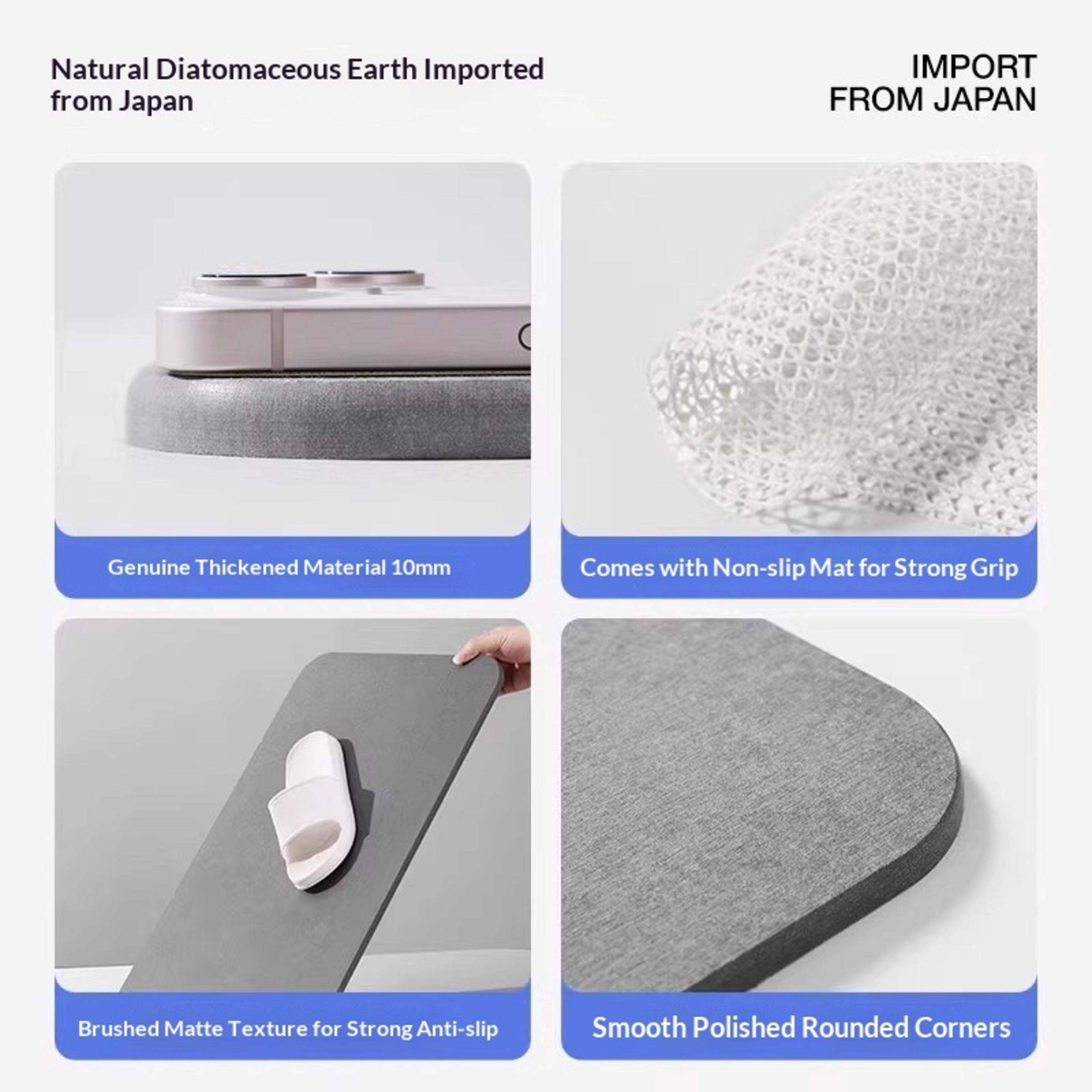 Water-absorbent Non-slip Mat Quick-drying Entryway Doormat 4