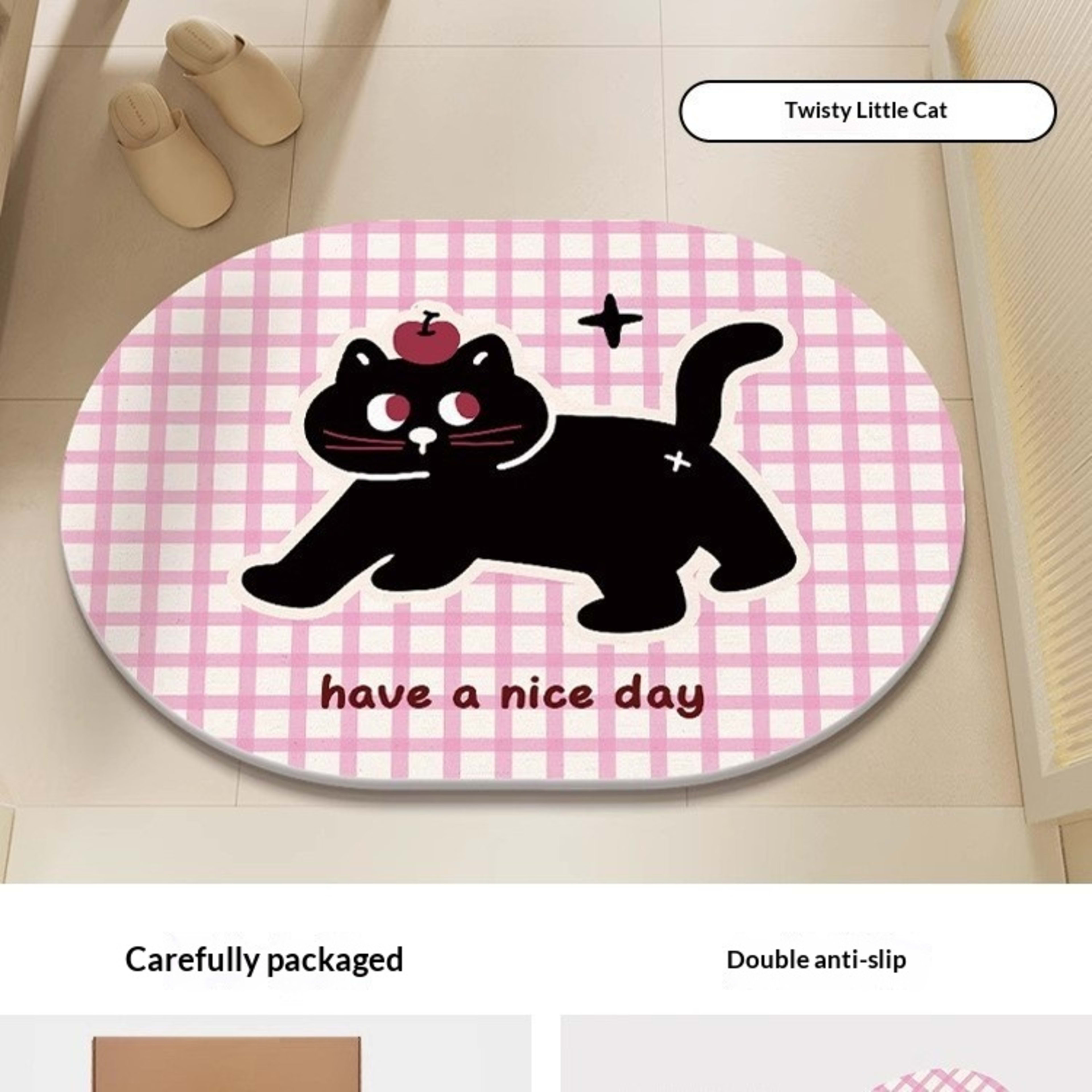 Quick-drying Cartoon Silica Mud Floor Mat 27