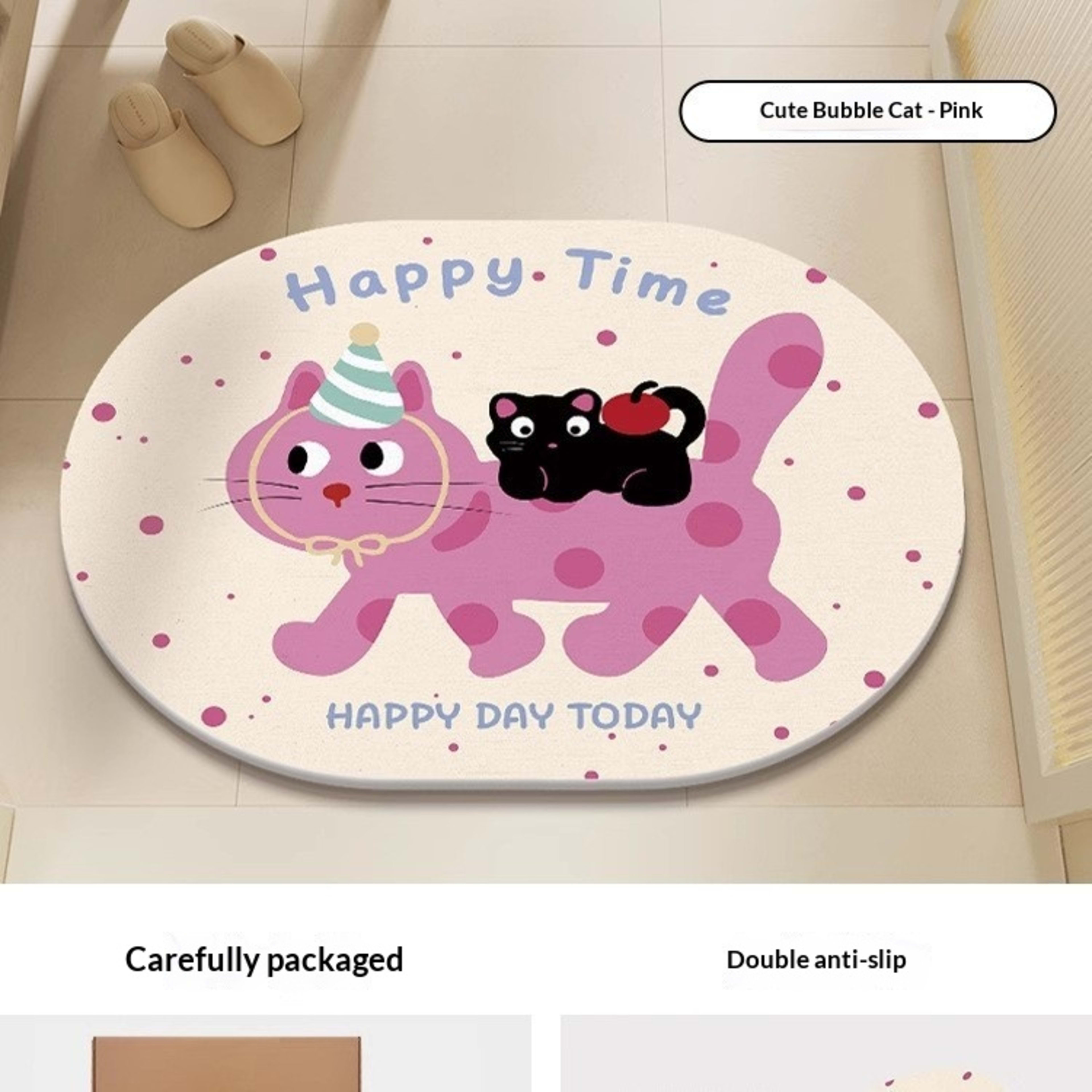 Quick-drying Cartoon Silica Mud Floor Mat 26