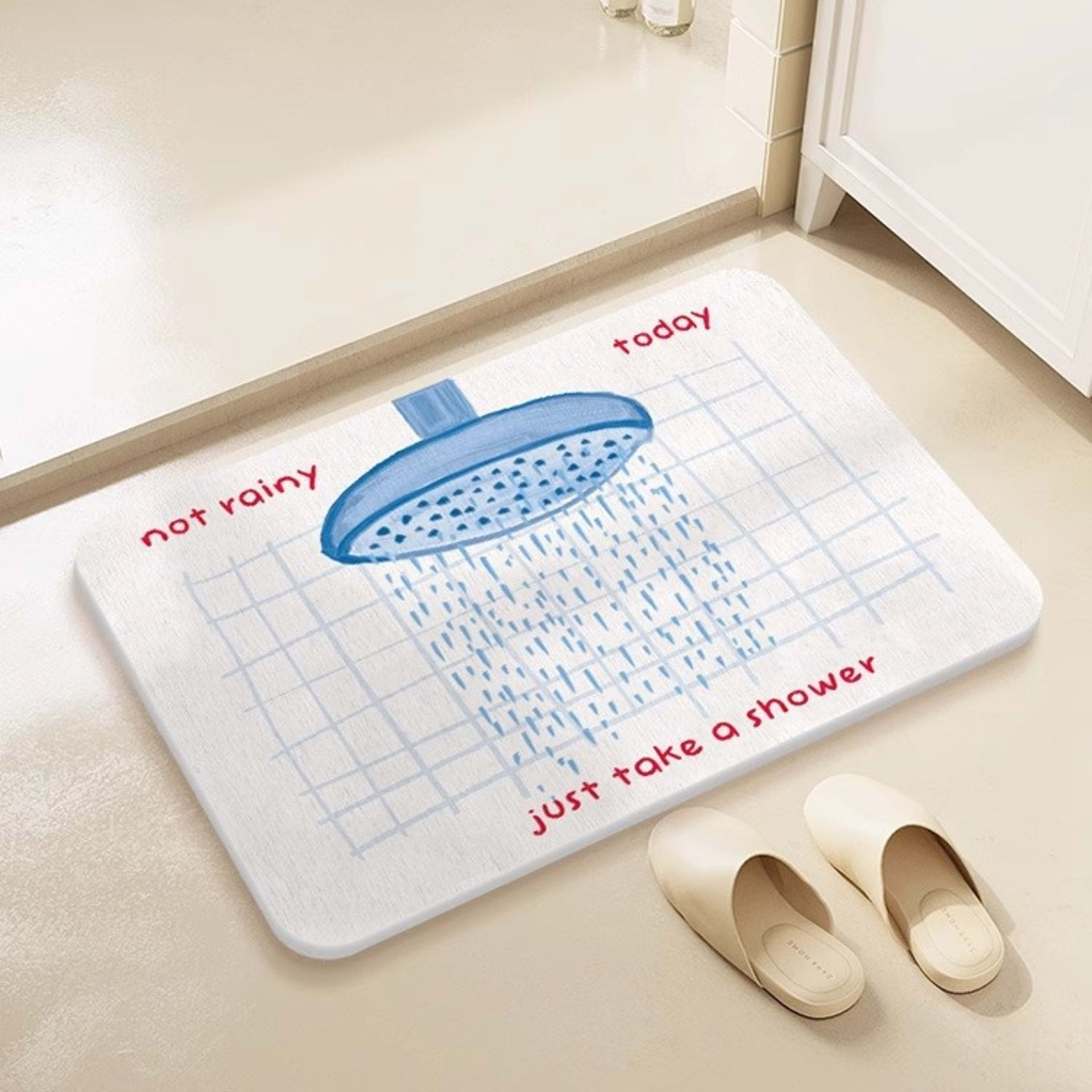 Quick-drying Cartoon Silica Mud Floor Mat 17