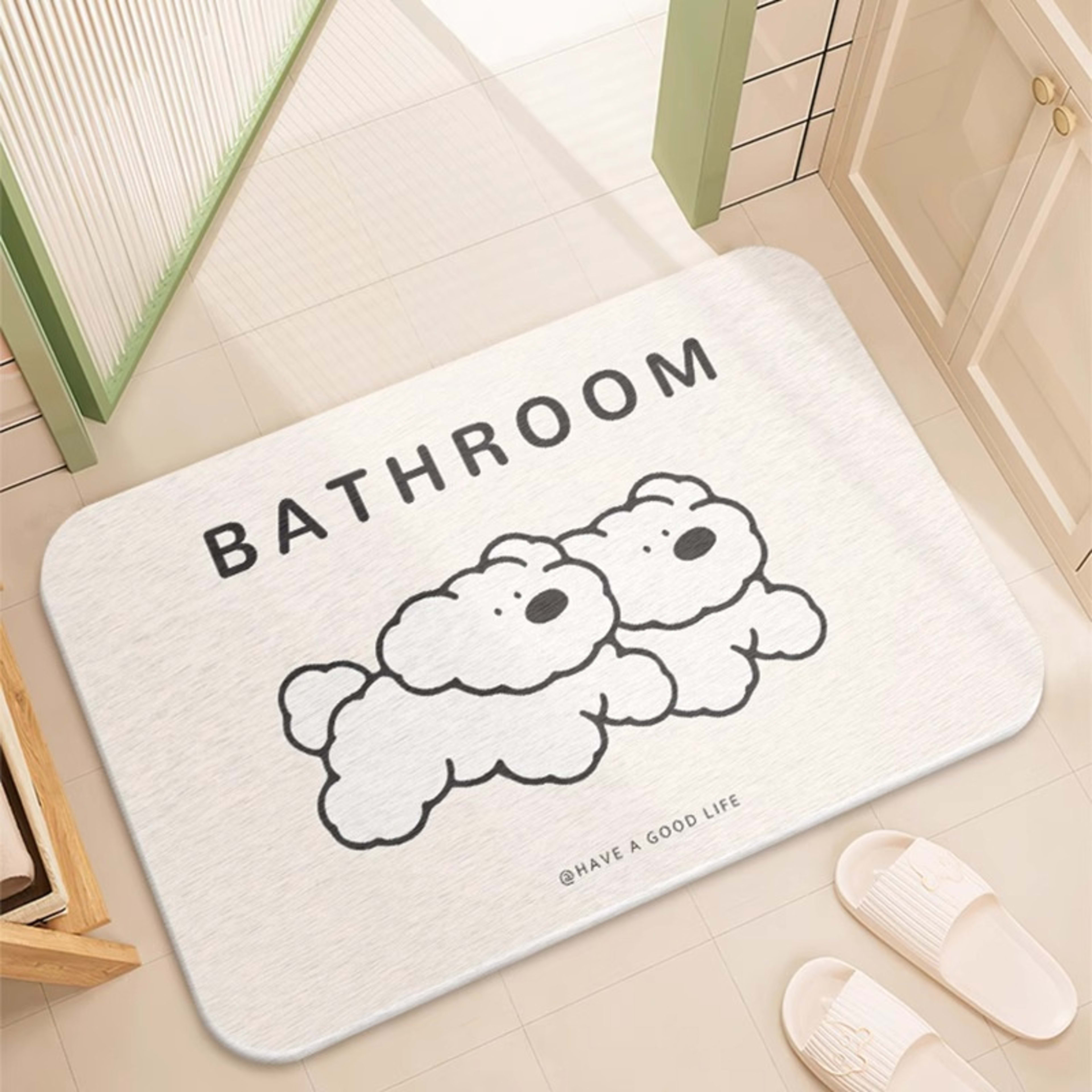 Quick-drying Cartoon Silica Mud Floor Mat 16