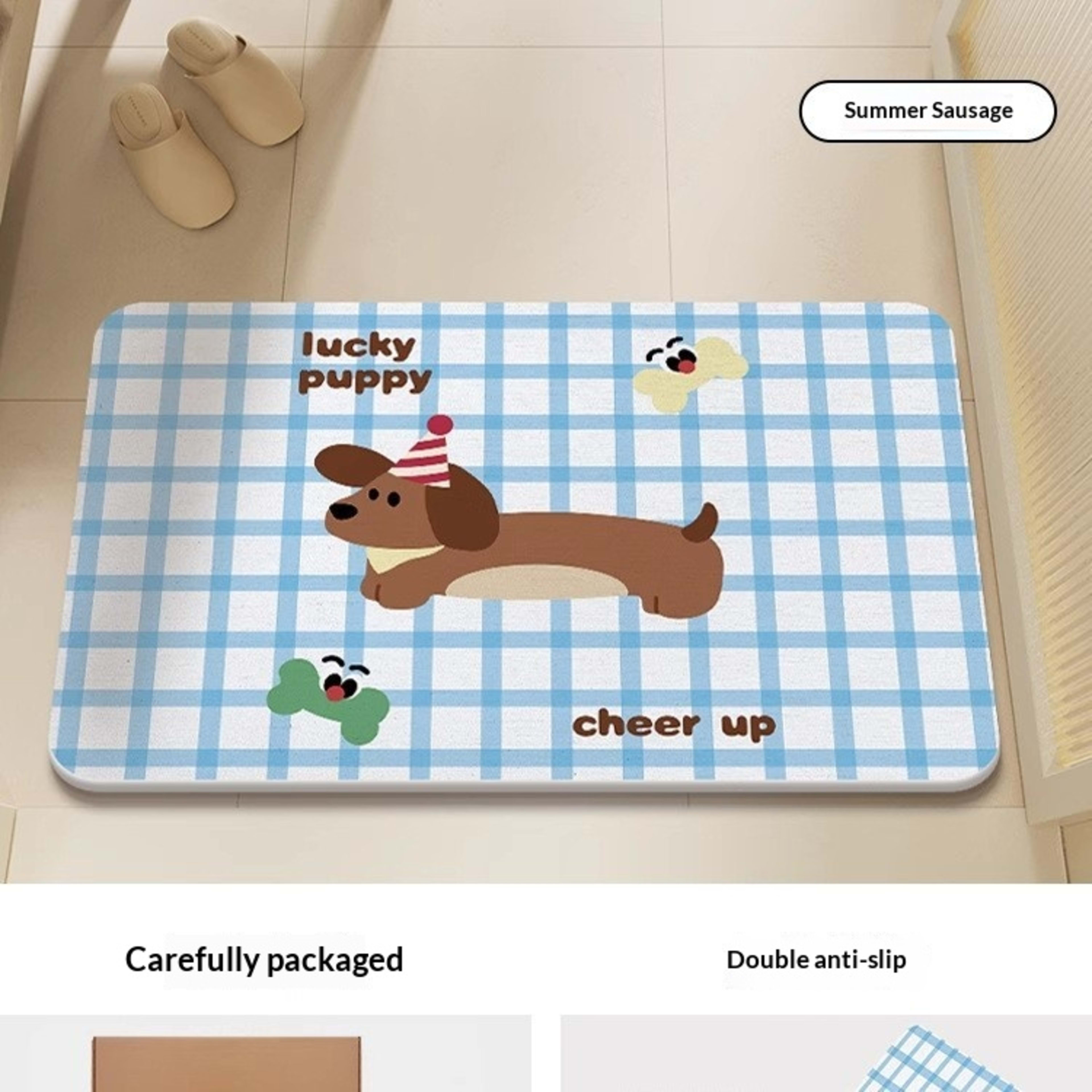 Quick-drying Cartoon Silica Mud Floor Mat 18