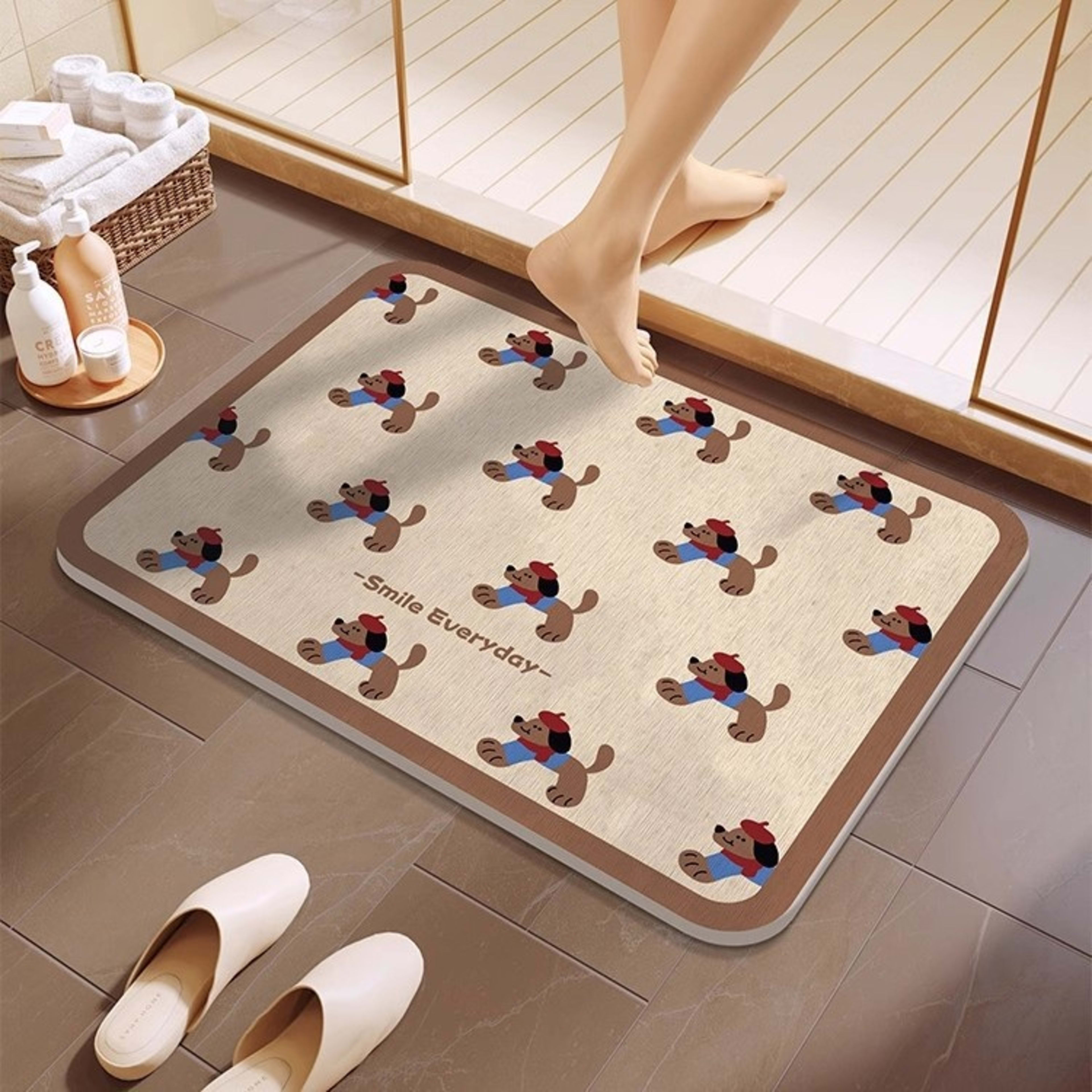 Quick-drying Cartoon Silica Mud Floor Mat 12