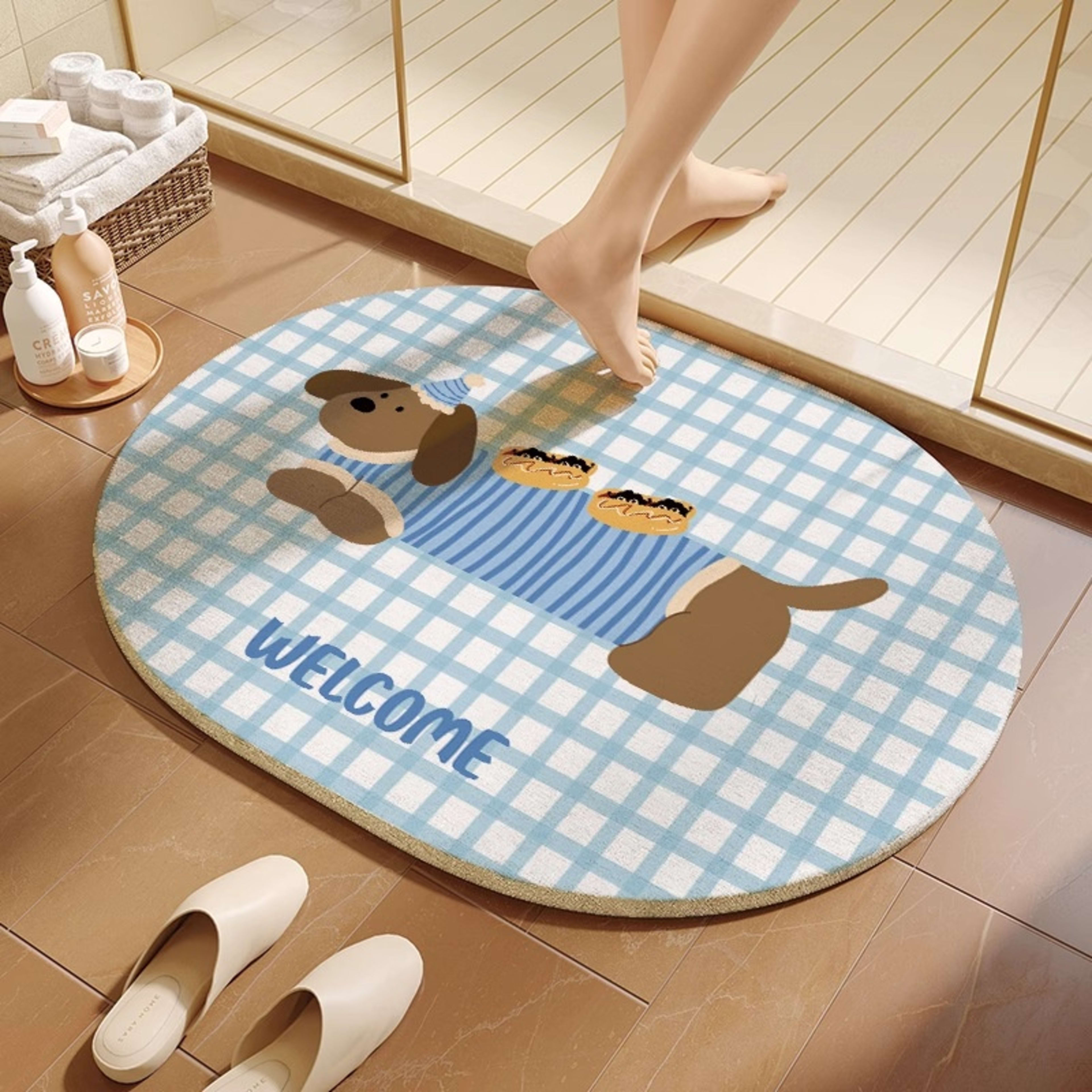 Quick-drying Cartoon Silica Mud Floor Mat 10