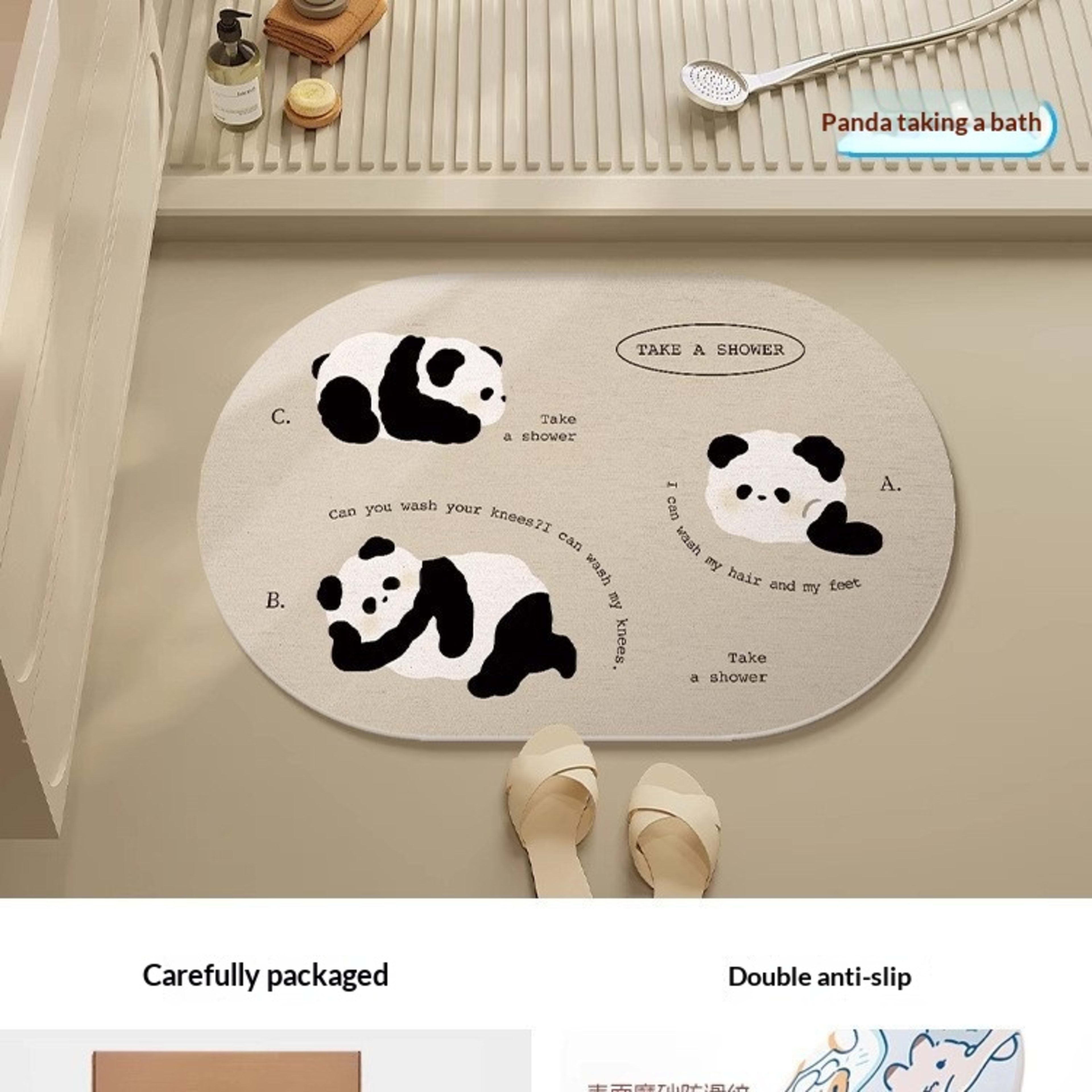 Quick-drying Cartoon Silica Mud Floor Mat 22