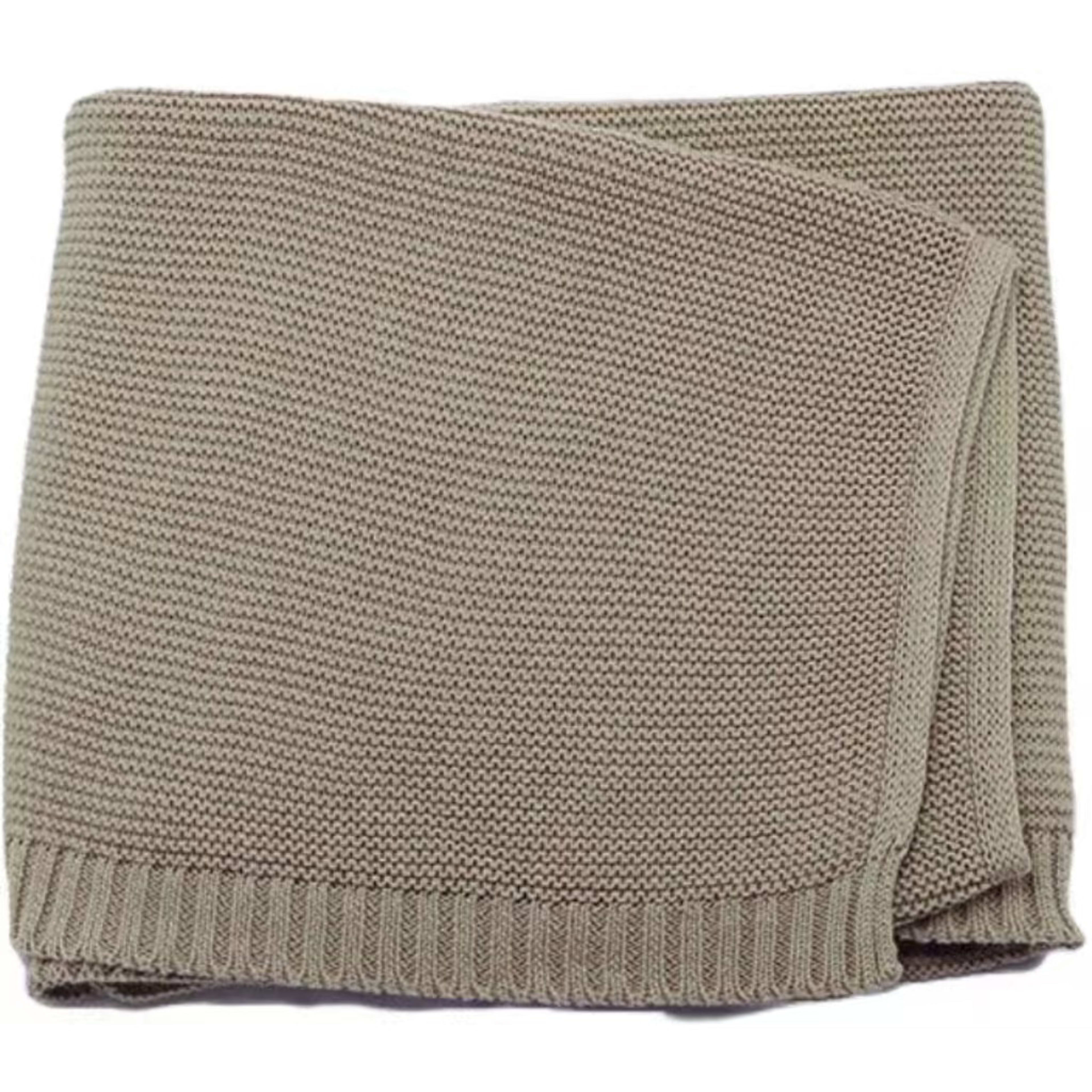 Embroidered Name Baby Knitted Cotton Nap Personality Sofa Blanket 8