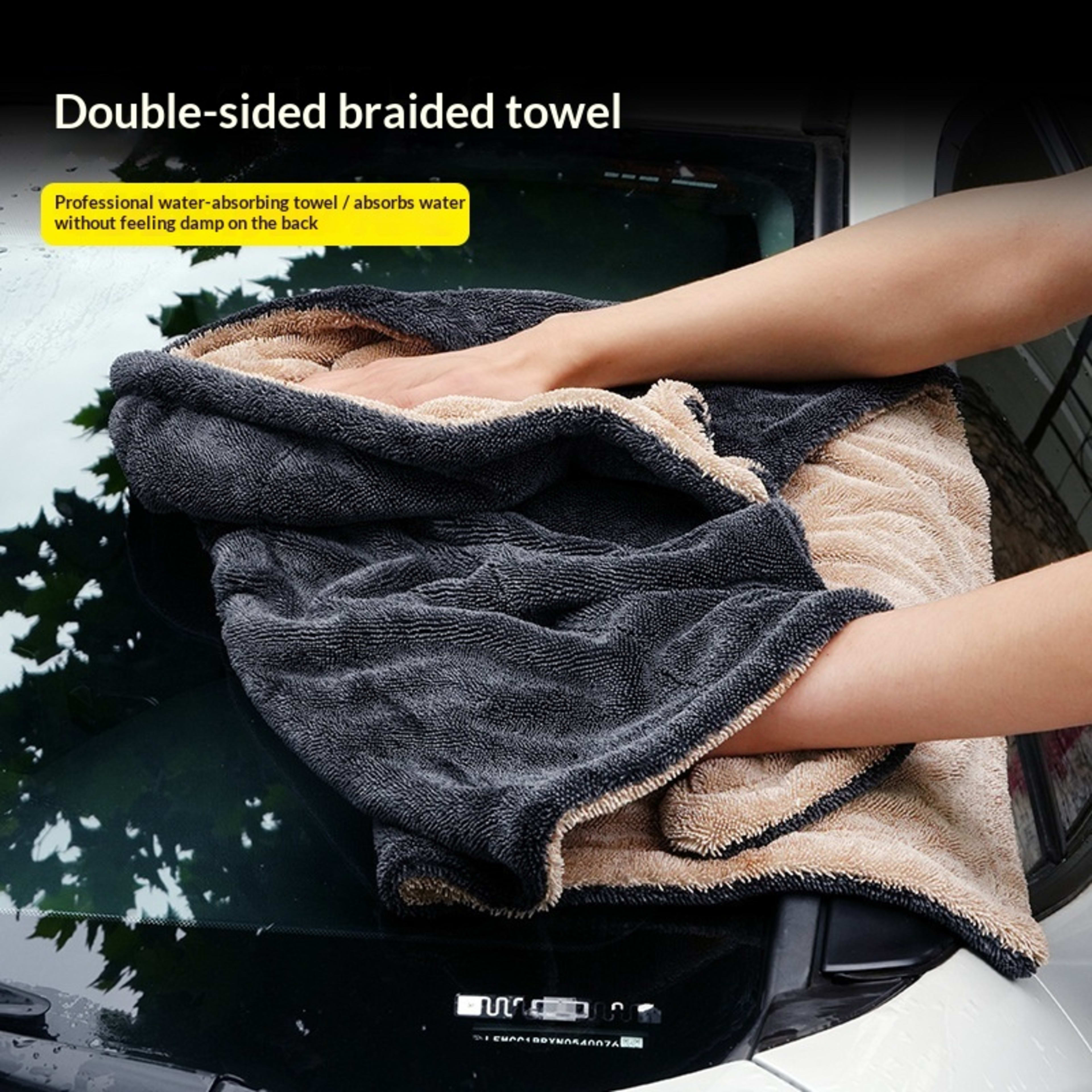 Double-sided Thickened Lint-free Car Wash Towel 3