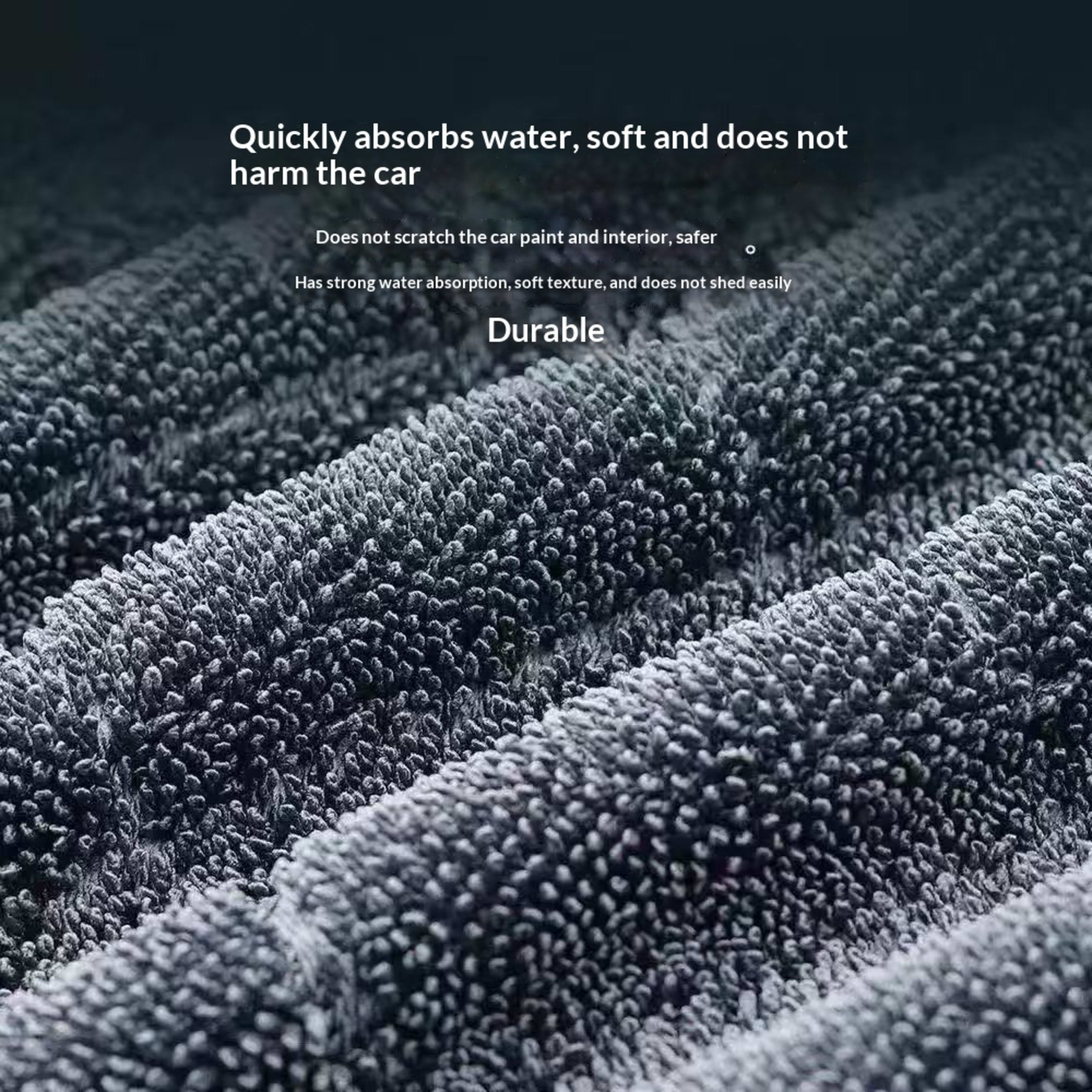 Double-sided Thickened Lint-free Car Wash Towel 5