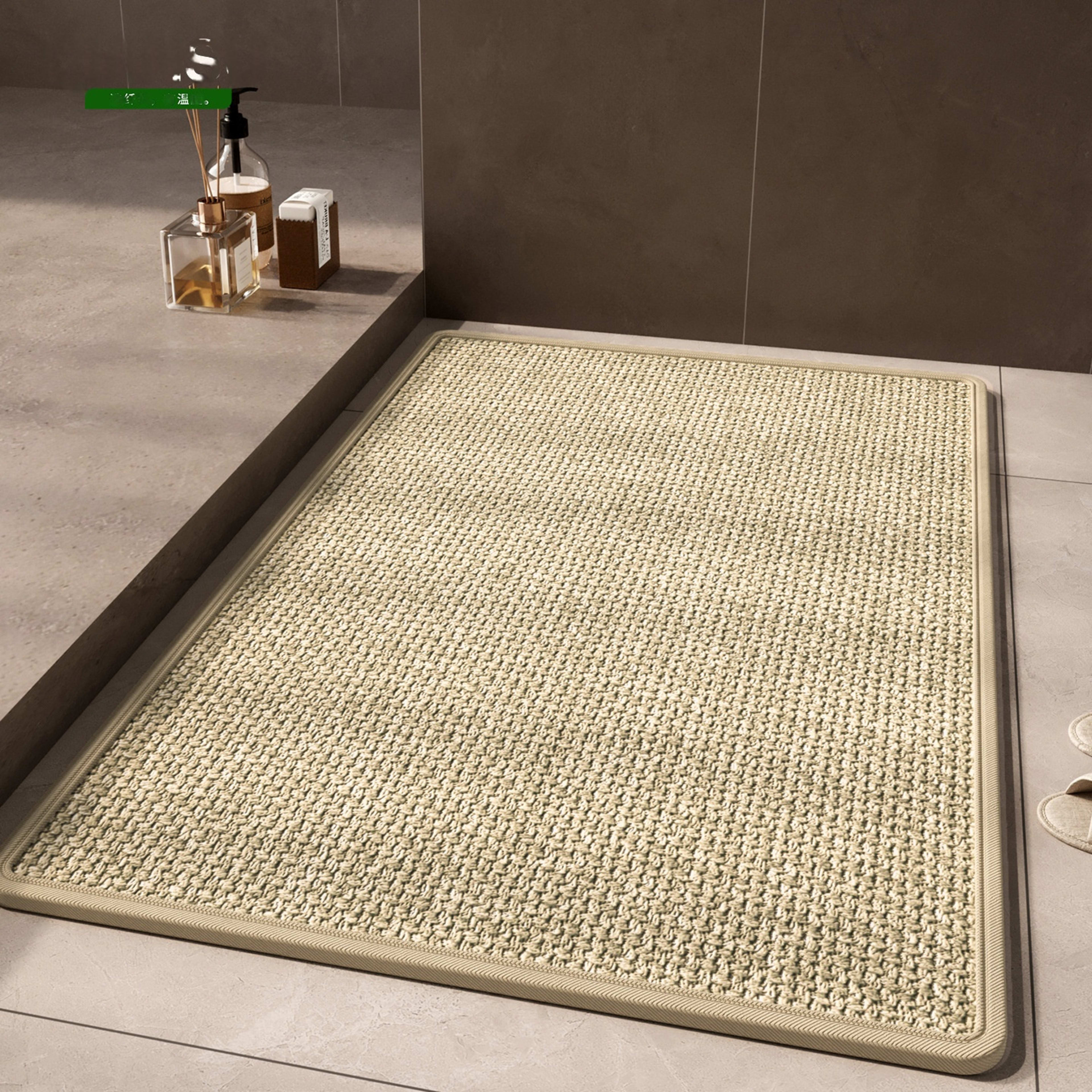 Entrance Doormat Linen-woven Non-slip Bath Mat 3