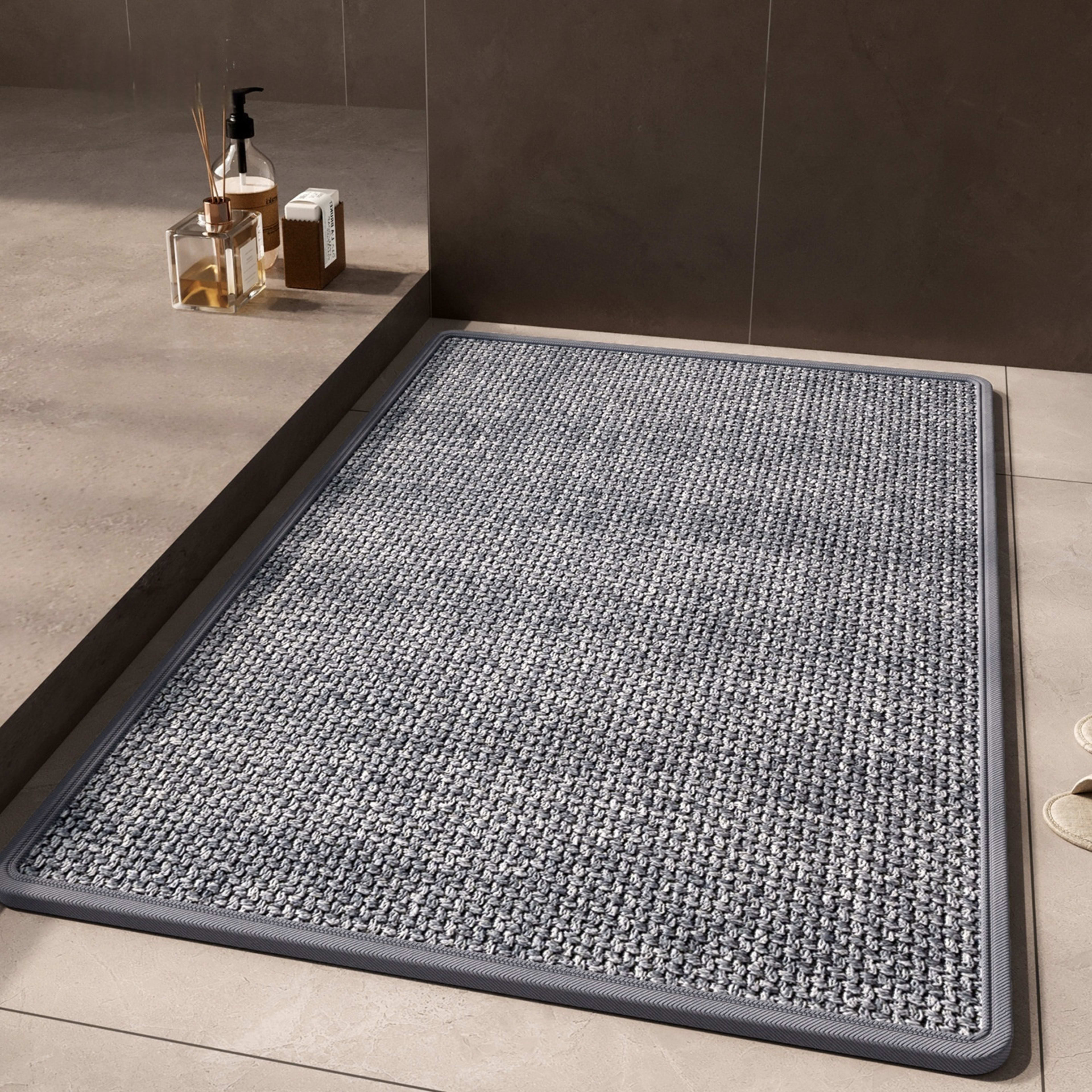 Entrance Doormat Linen-woven Non-slip Bath Mat 4