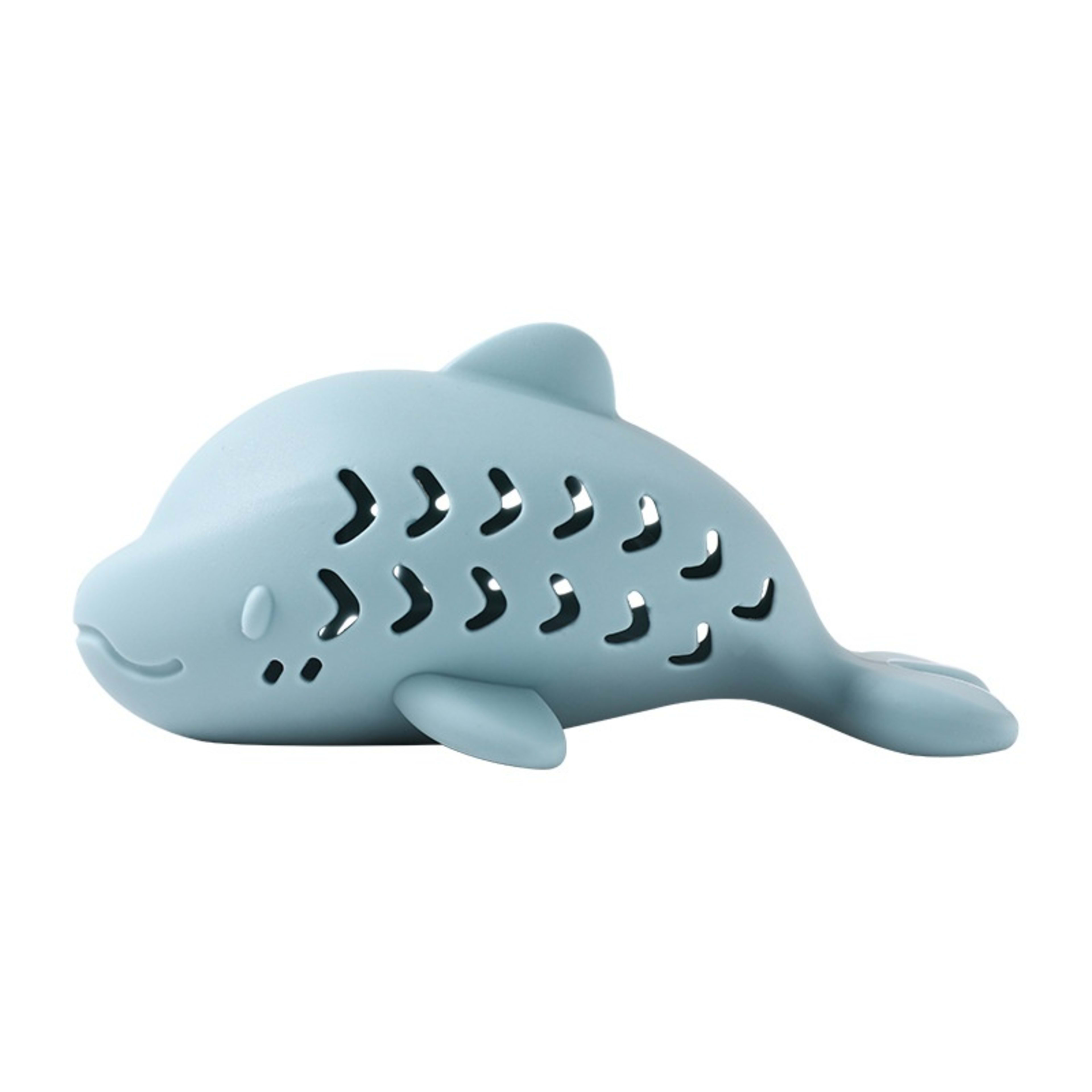 Cat Food-dispensing Bite-resistant Silicone Toy In The Shape Of A Cute Little Fish For Pets 4