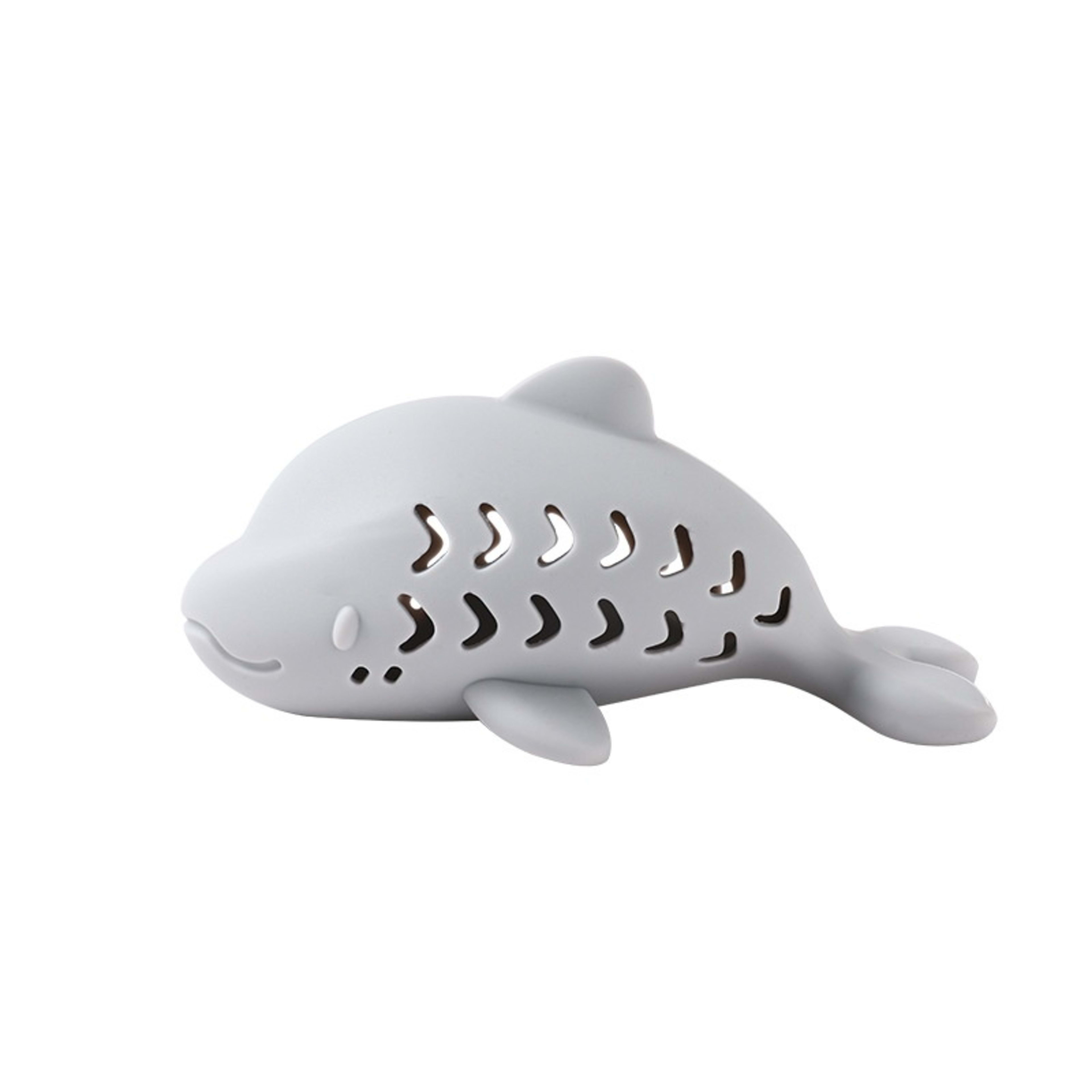 Cat Food-dispensing Bite-resistant Silicone Toy In The Shape Of A Cute Little Fish For Pets 2