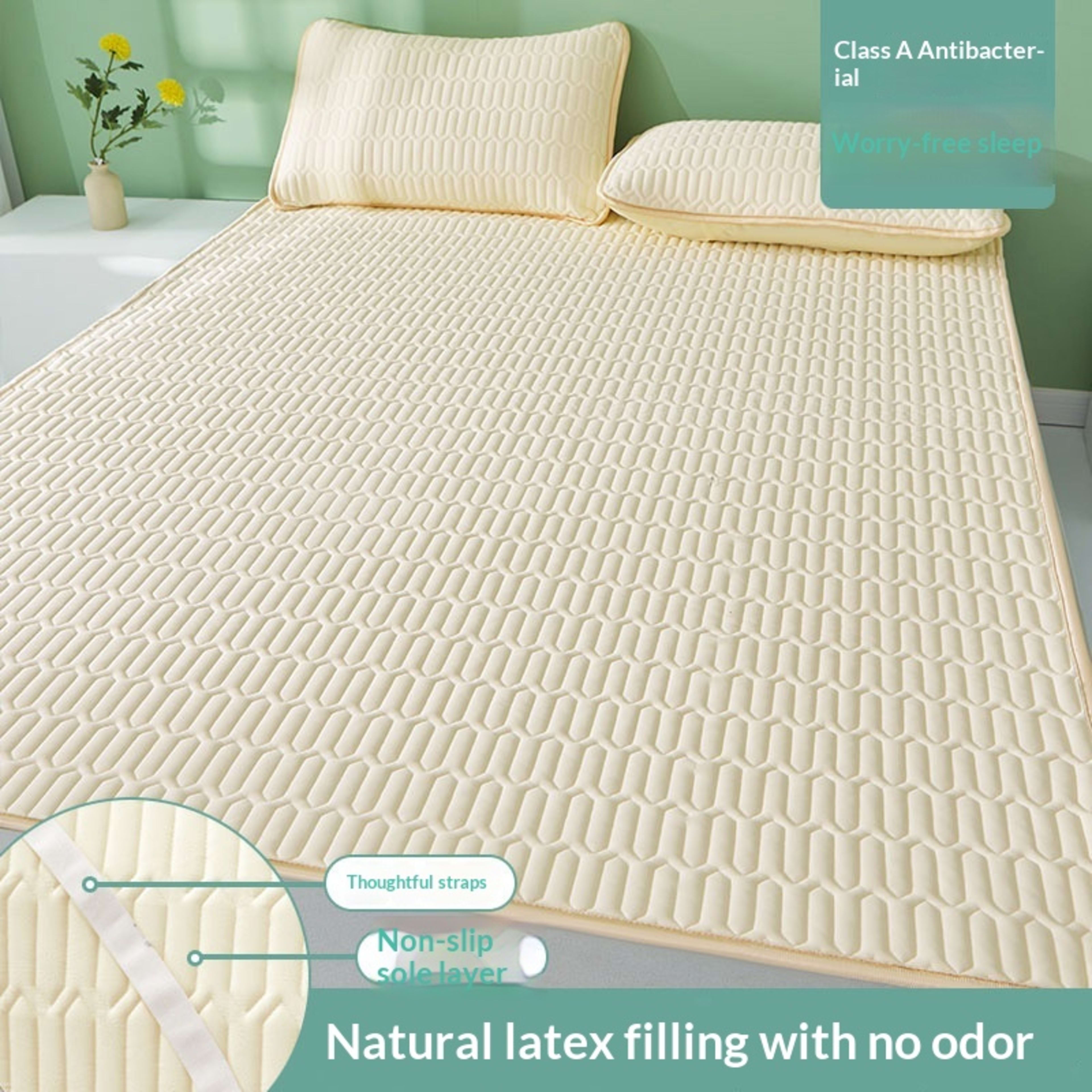 Summer Ice Silk Latex Cooling Mat Class A Baby Grade Three Piece Set 3