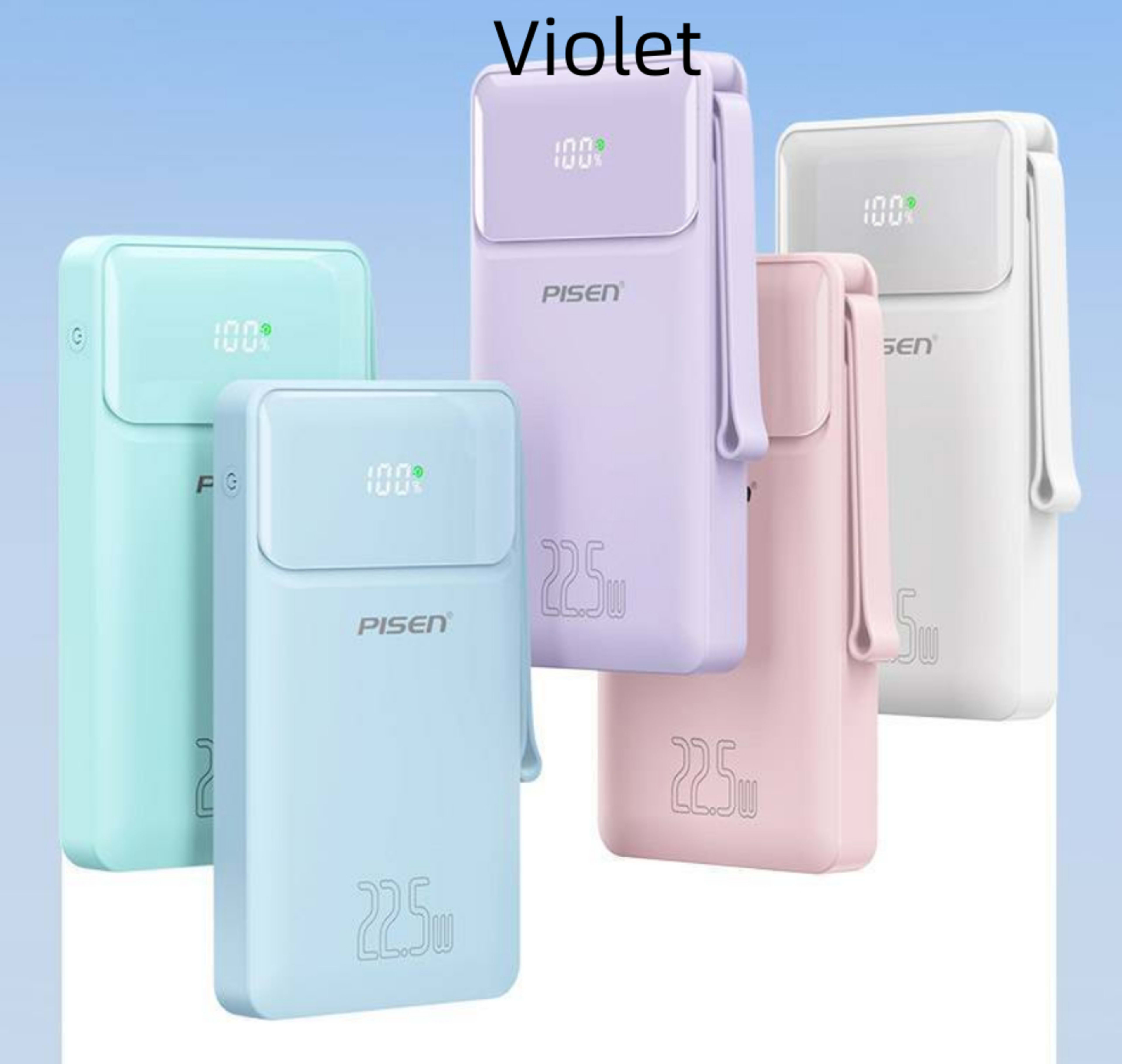 Power Bank With A Built-in Cable And 225W Fast Charging 3