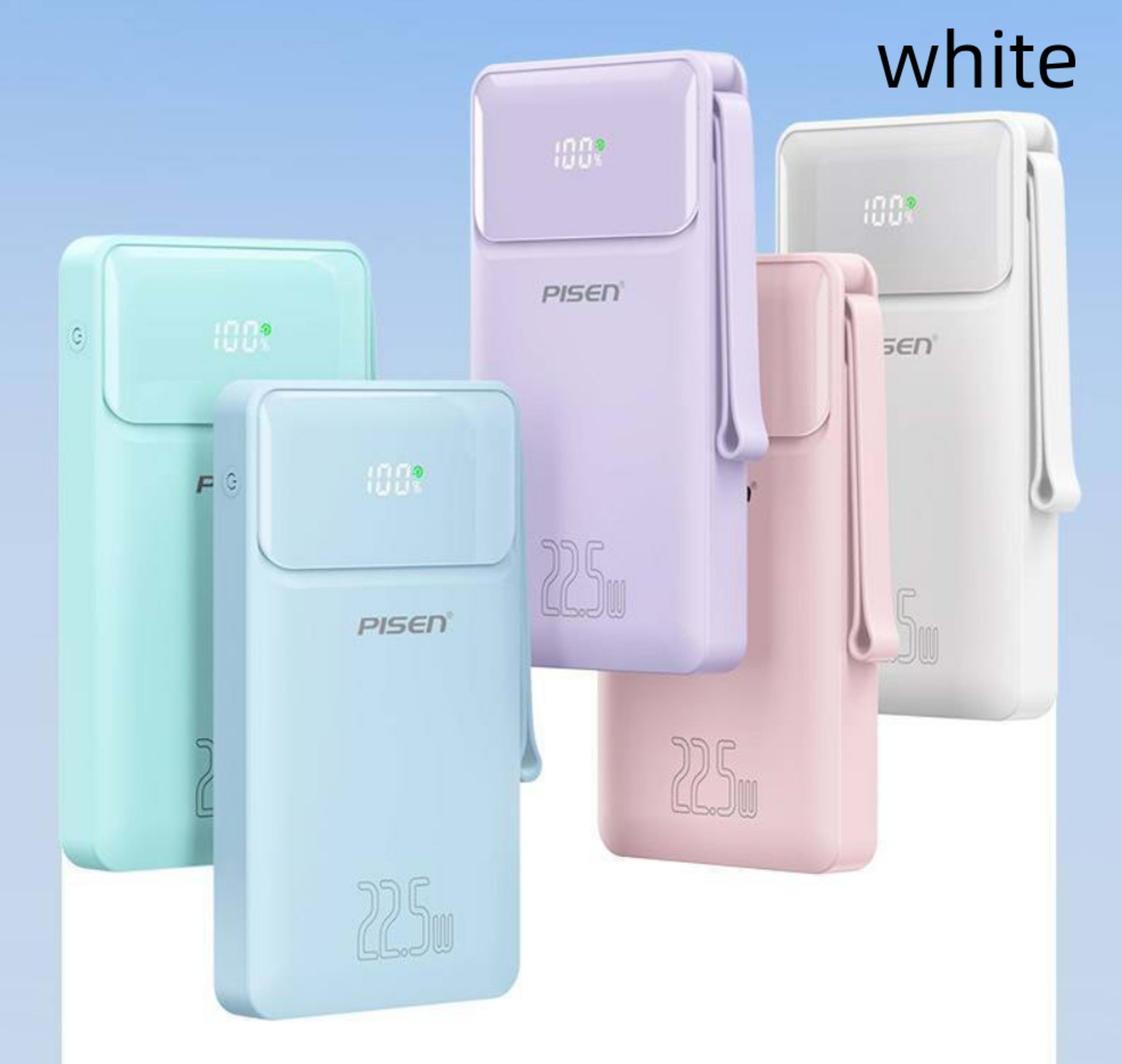 Power Bank With A Built-in Cable And 225W Fast Charging 7