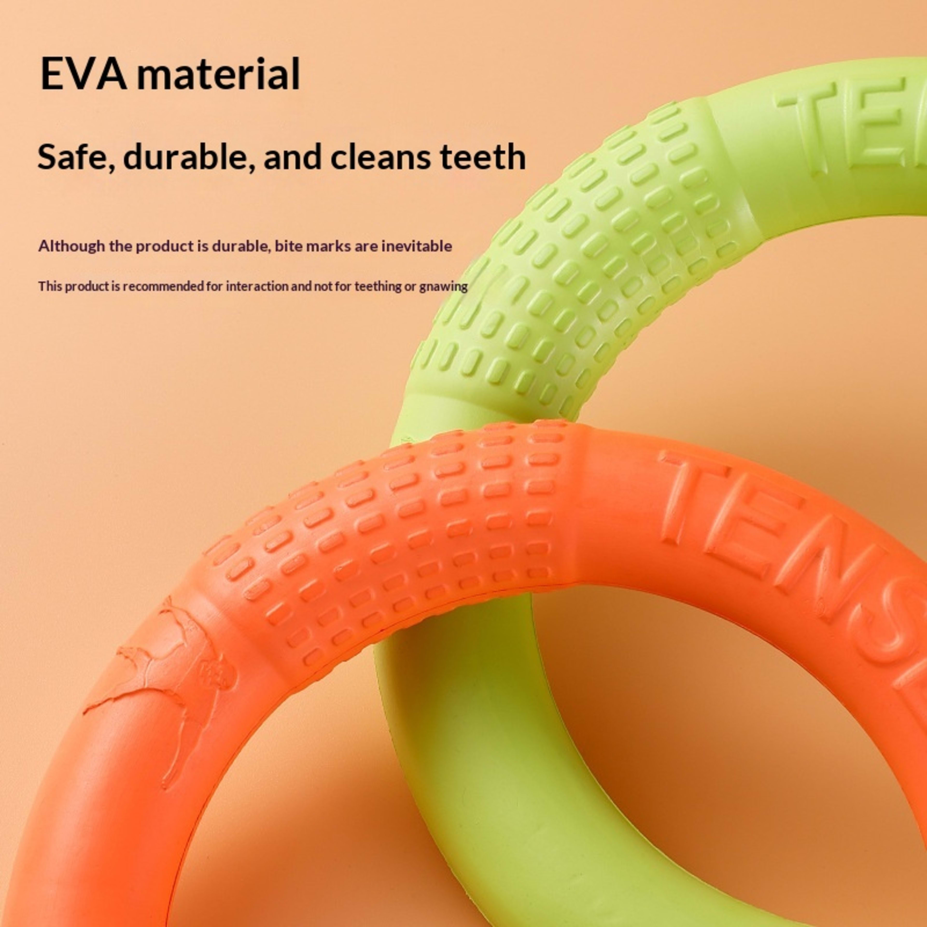 Nip-resistant Soft Pull-ring Flying Disc Dog Training Pet Toy 3