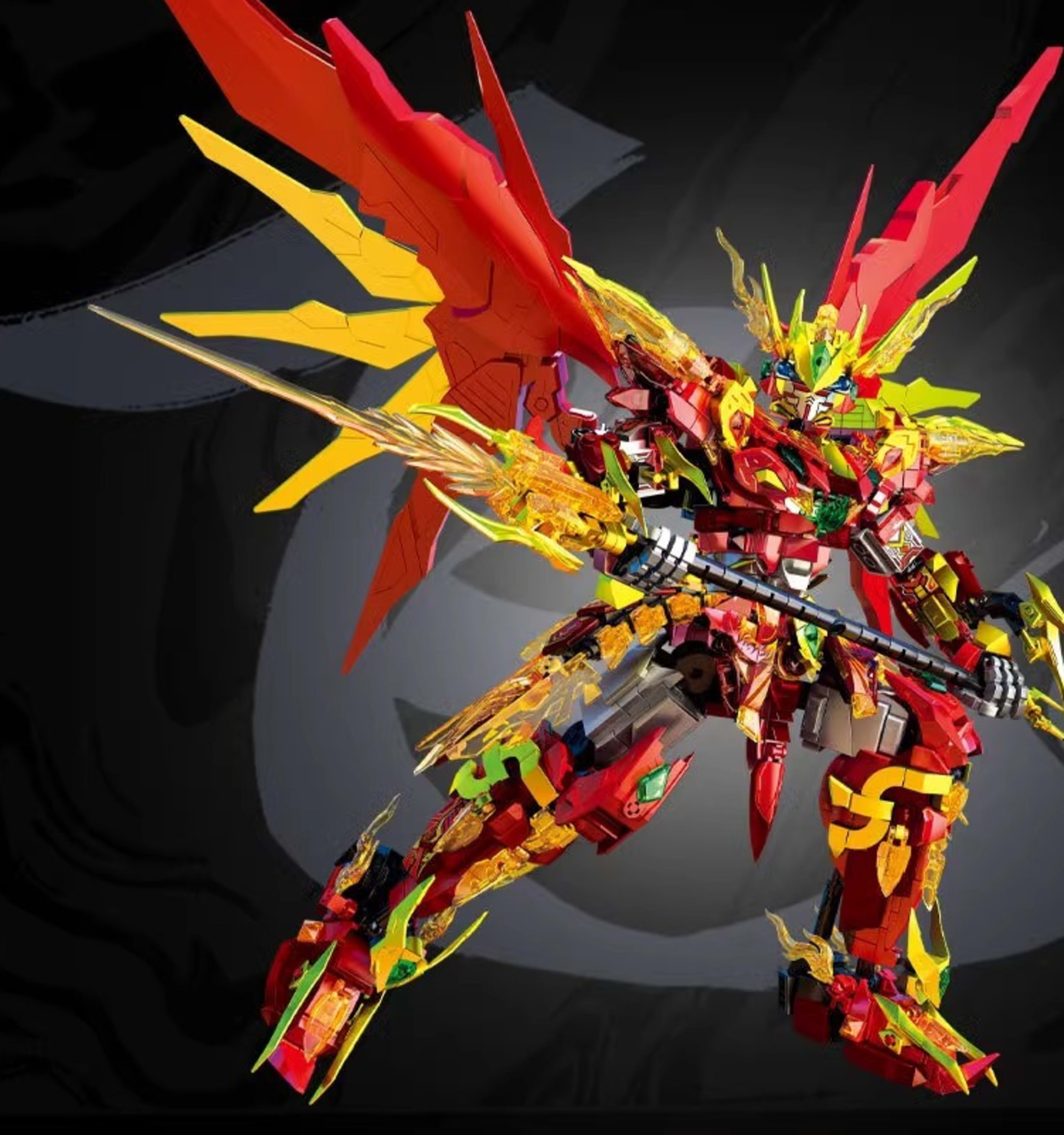 Zhuque Zhang Flying Mecha 62038 Chinese Building Block Assembly Toy 3
