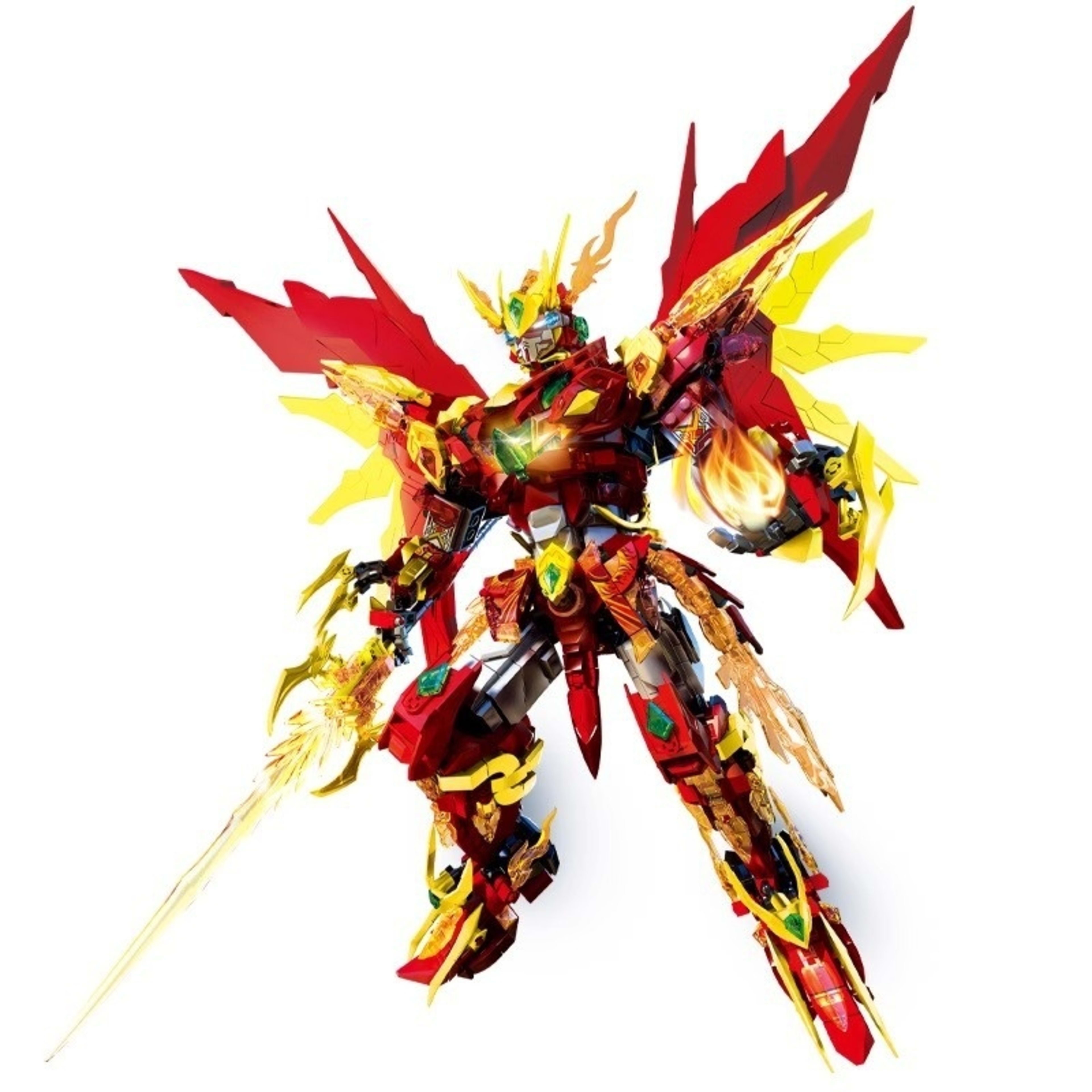 Zhuque Zhang Flying Mecha 62038 Chinese Building Block Assembly Toy 2