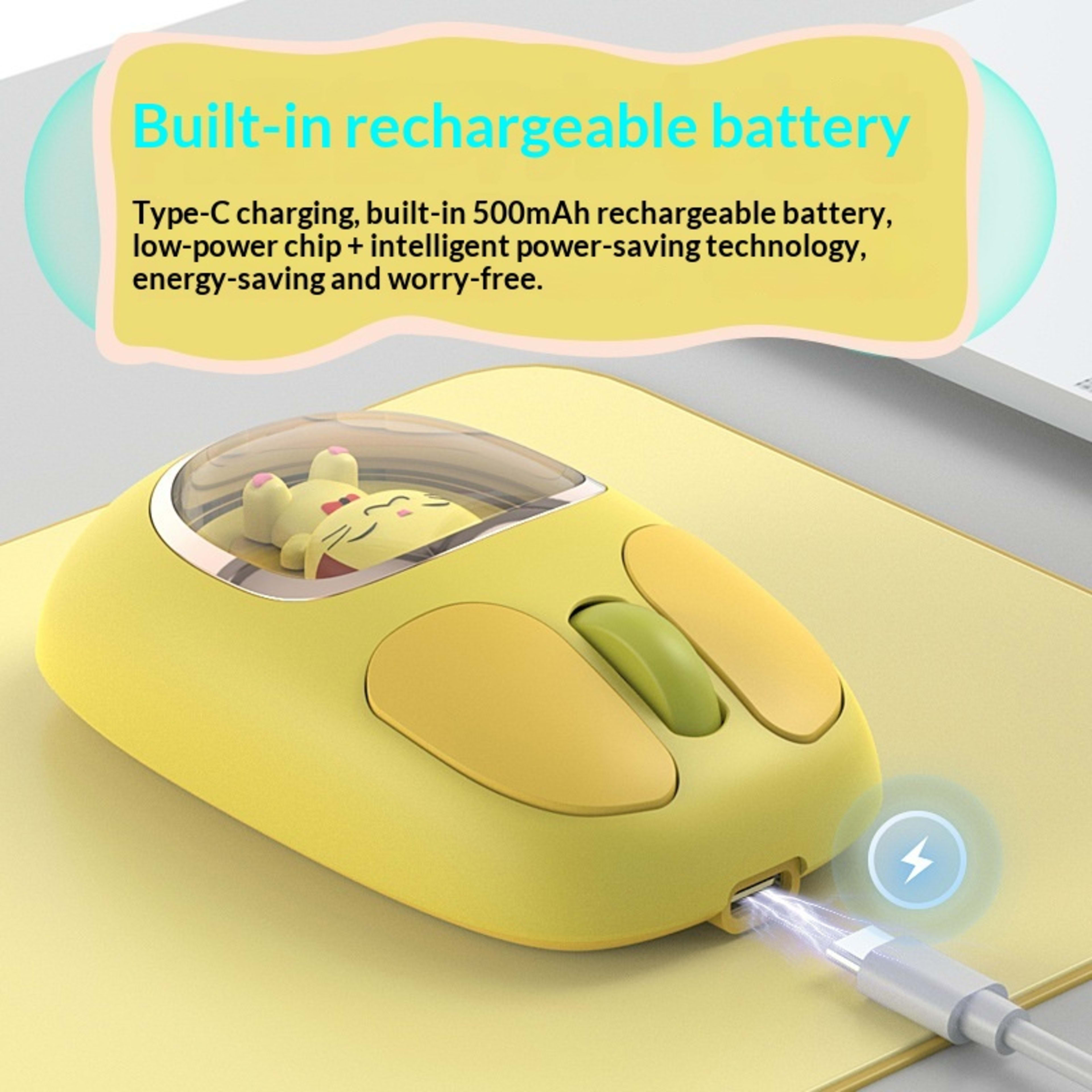 M94 Office Silent Wireless Bluetooth Triple-Mode Mute Mouse 4