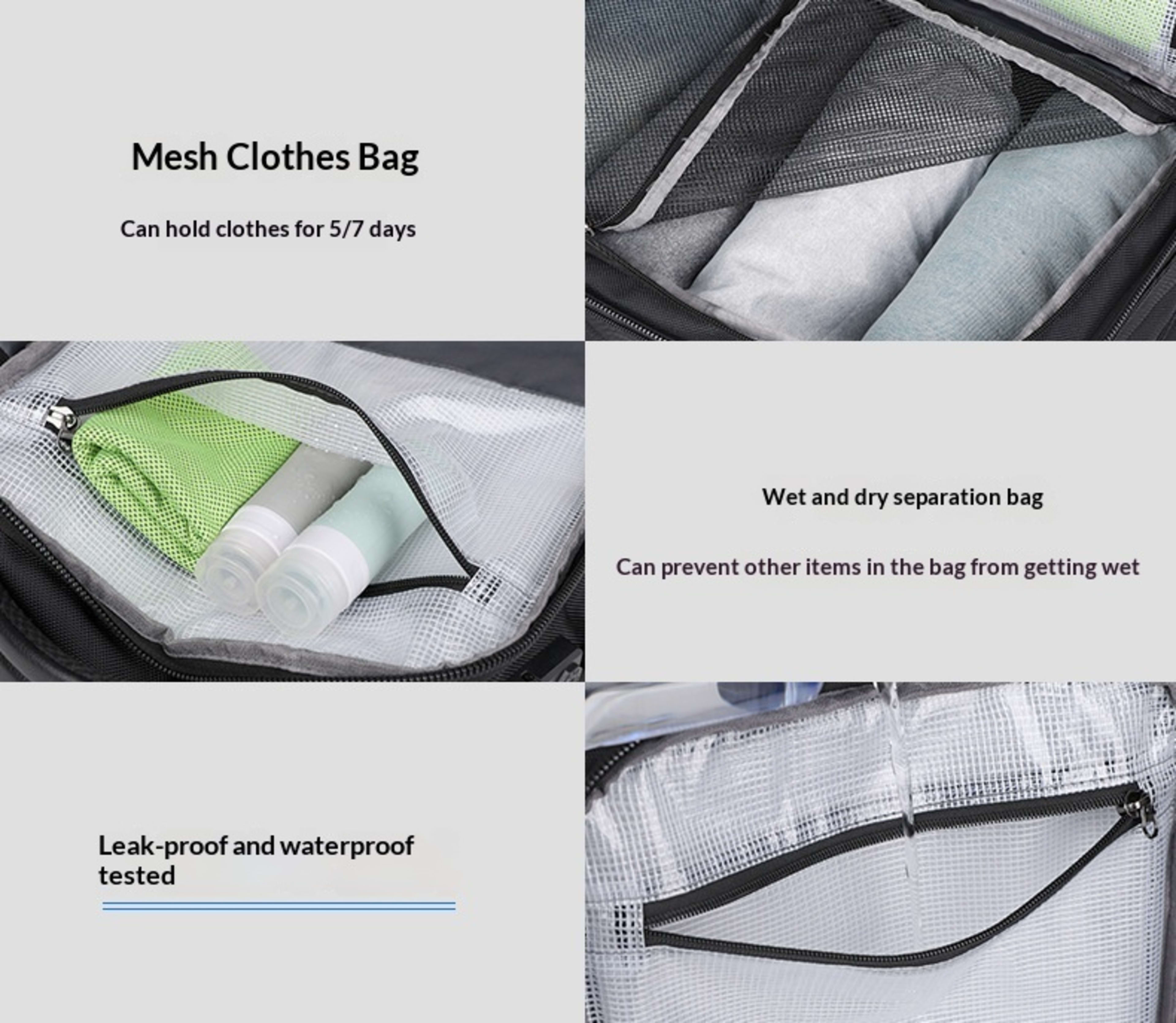 Multi-layer Dry-wet Separation Mens Backpack 8