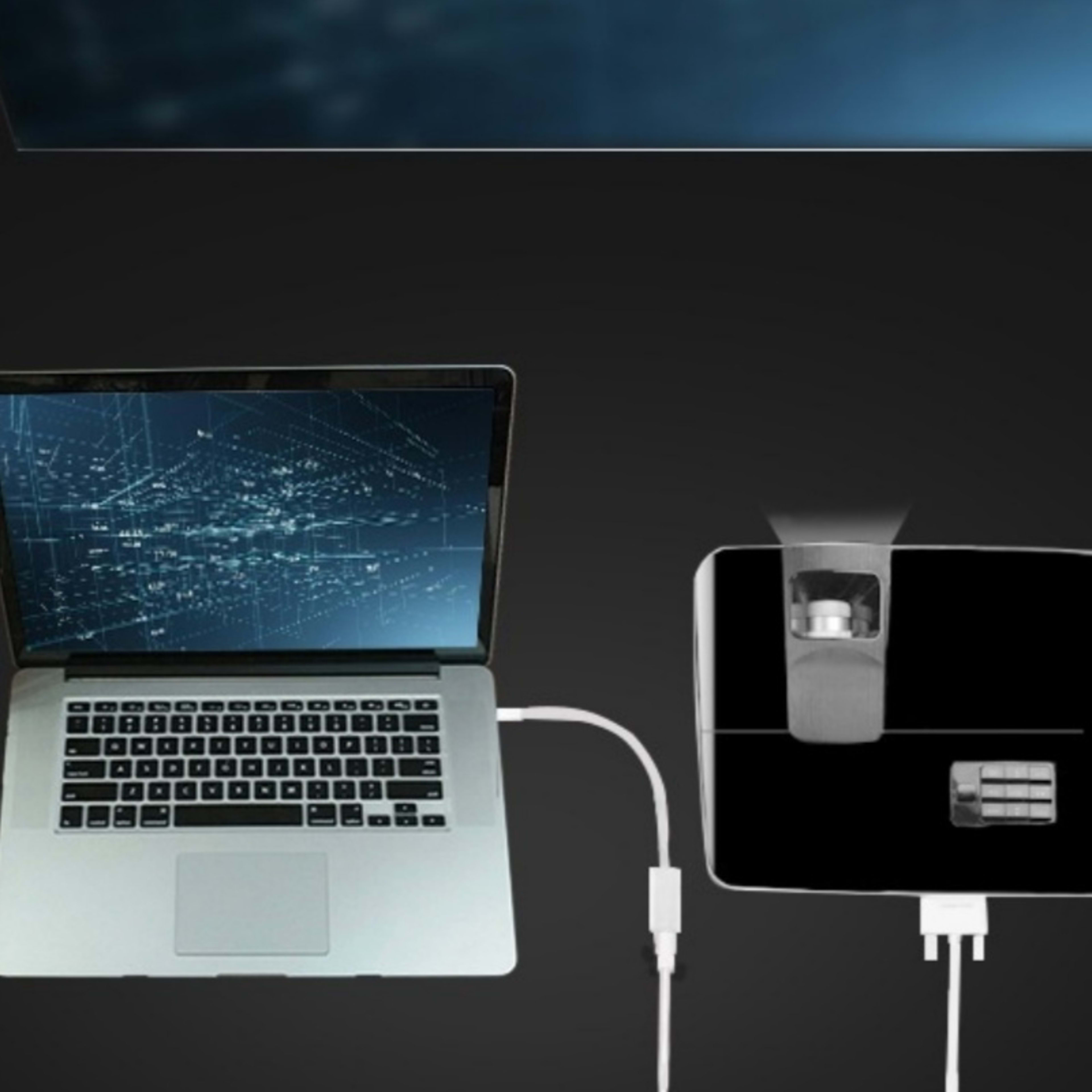 4K HD Thunderbolt To Computer Adapter Cable 3