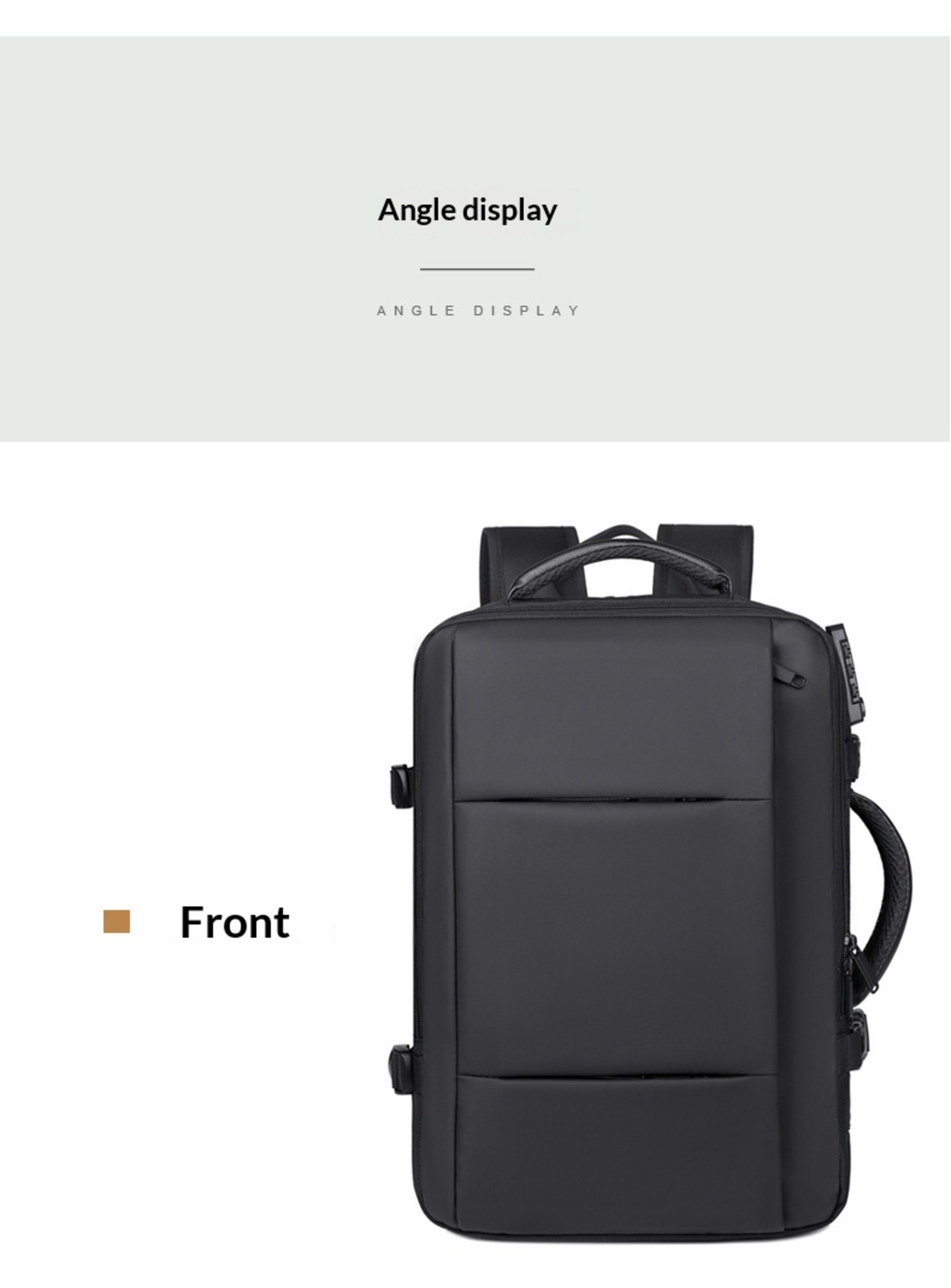 Multi-layer Dry-wet Separation Mens Backpack 2