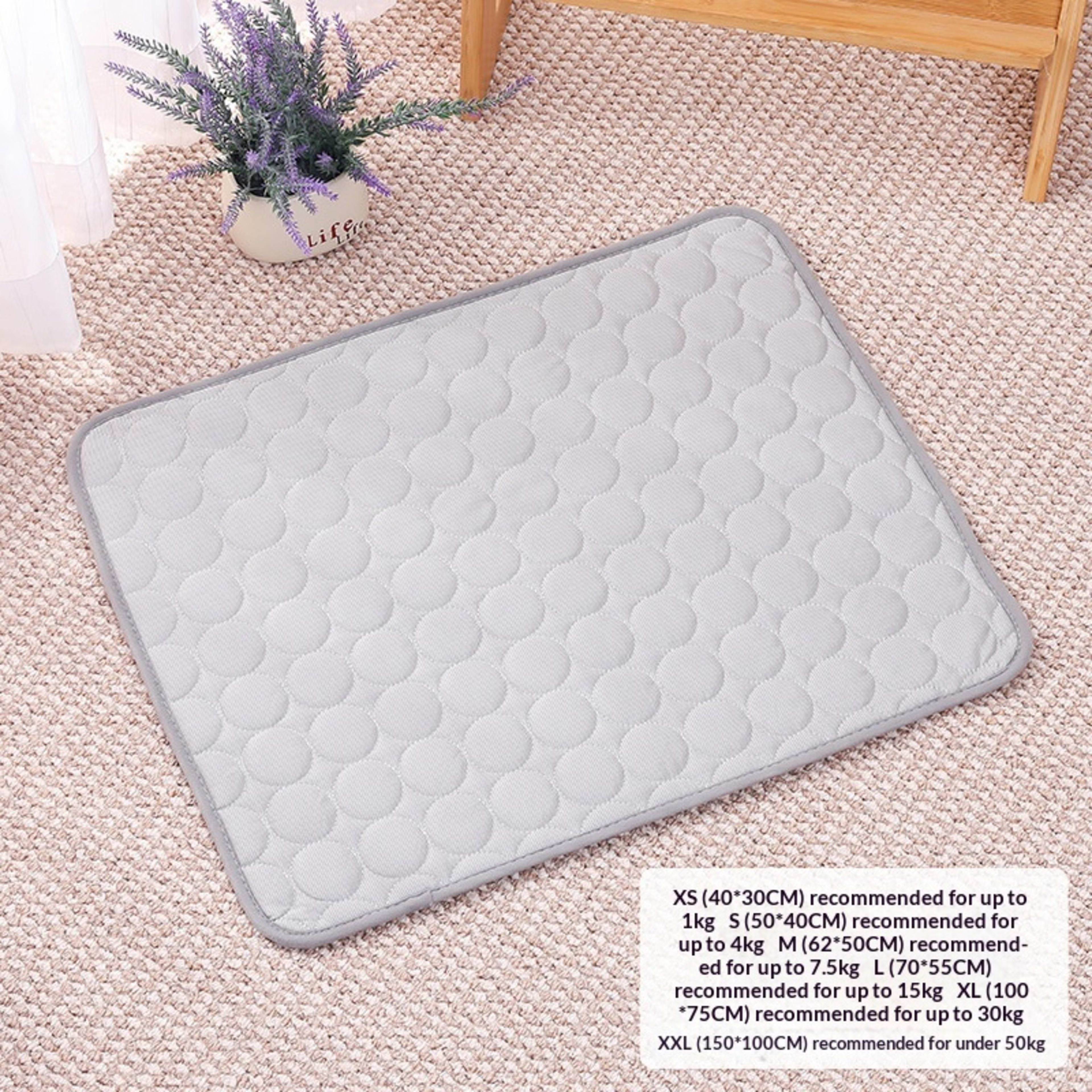 Pet Sofa Cooling Ice Silk Pad Temperature Lowering Sleeping Mat 7